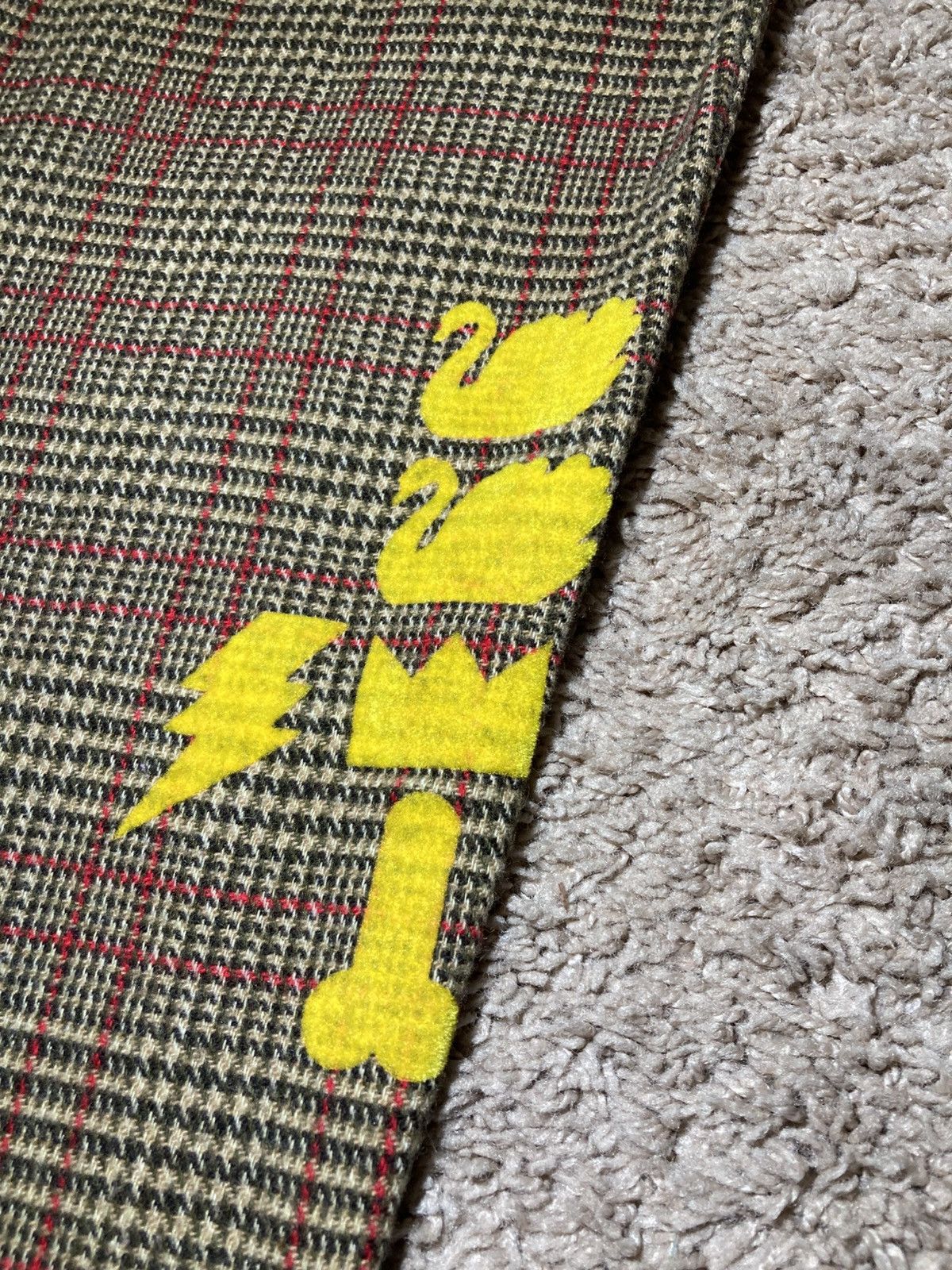 W&LT × Walter Van Beirendonck AW96 W&LT Penis Plaid Pants Wonderland Check 90s 1996 Walter Size US 30 / EU 46 - 4 Thumbnail