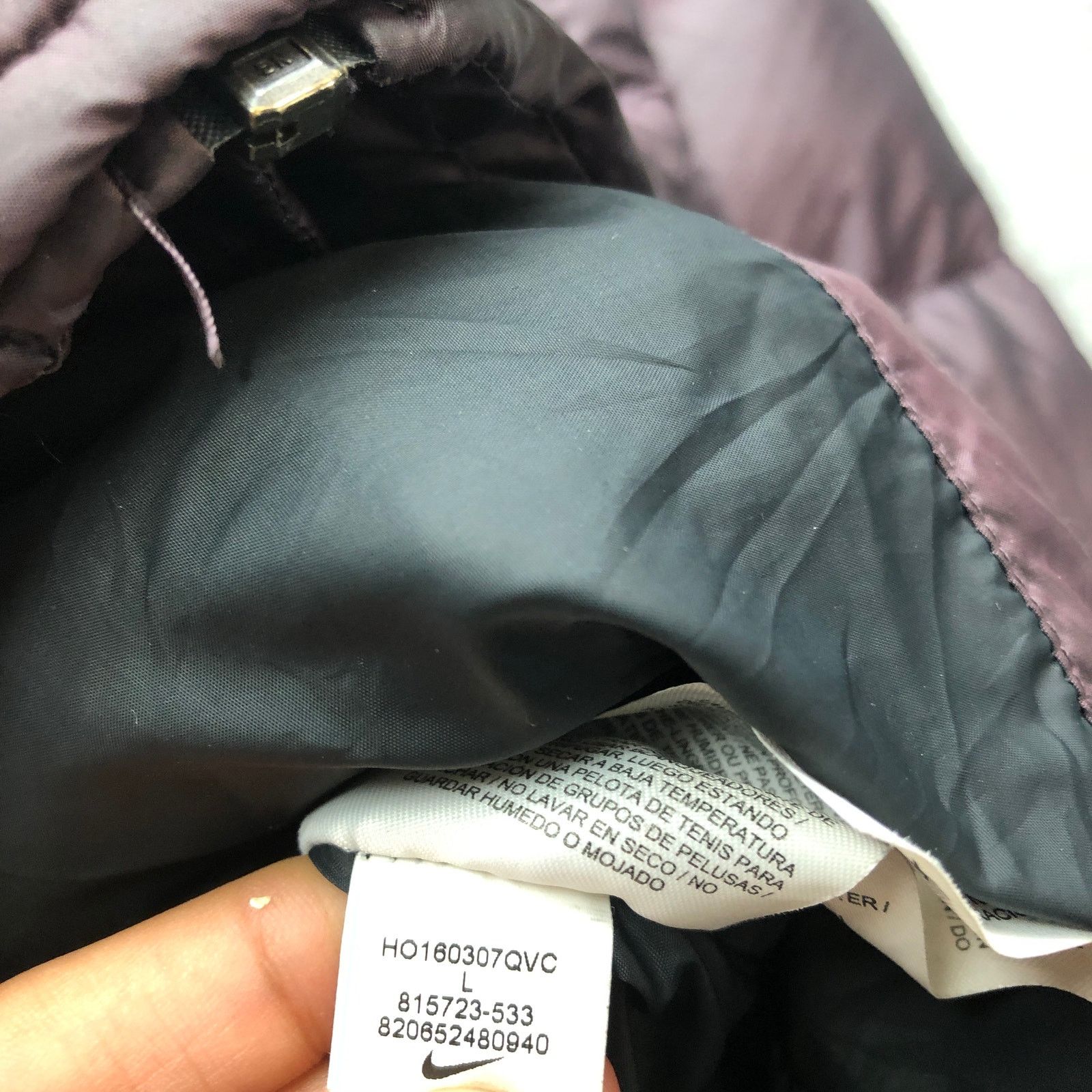 Nike Nike Sportswear Puffer Down Fill Jacket Womens L Hooded Zip Size L / US 10 / IT 46 - 9 Thumbnail