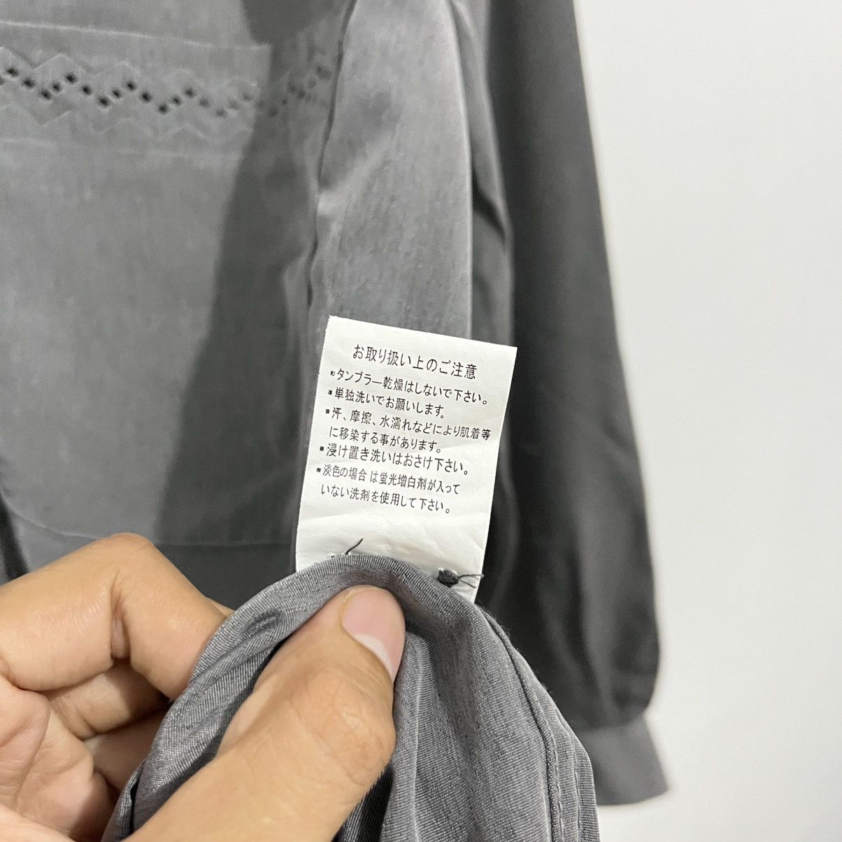 Japanese Brand × Kansai Yamamoto Kansai Yamamoto Vintage Long Sleeve Shirt Size US M / EU 48-50 / 2 - 8 Thumbnail