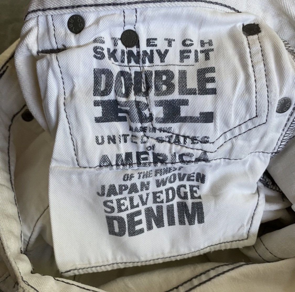 RRL Ralph Lauren Vintage Double RRL Ralph Lauren Stretch Skiny Fit Denim Size US 29 - 13 Thumbnail