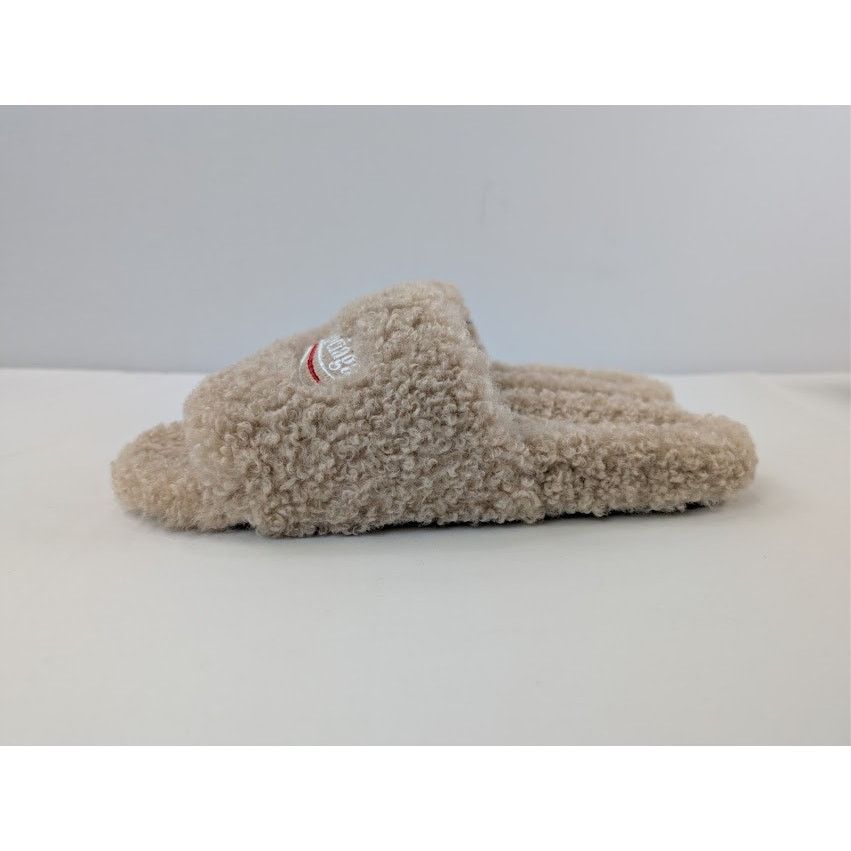 Balenciaga o1rshd1 Fake Furry Slide Slipper in Beige / White / Red Size US 11 / EU 44 - 10 Thumbnail