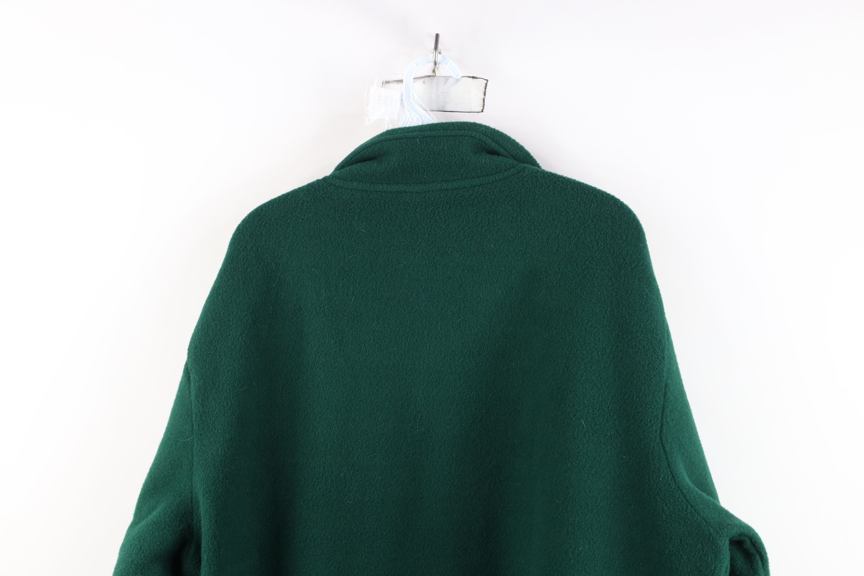 Vintage Vintage 90s Osterman Staff Half Zip Fleece Sweater Green USA Size US L / EU 52-54 / 3 - 12 Thumbnail