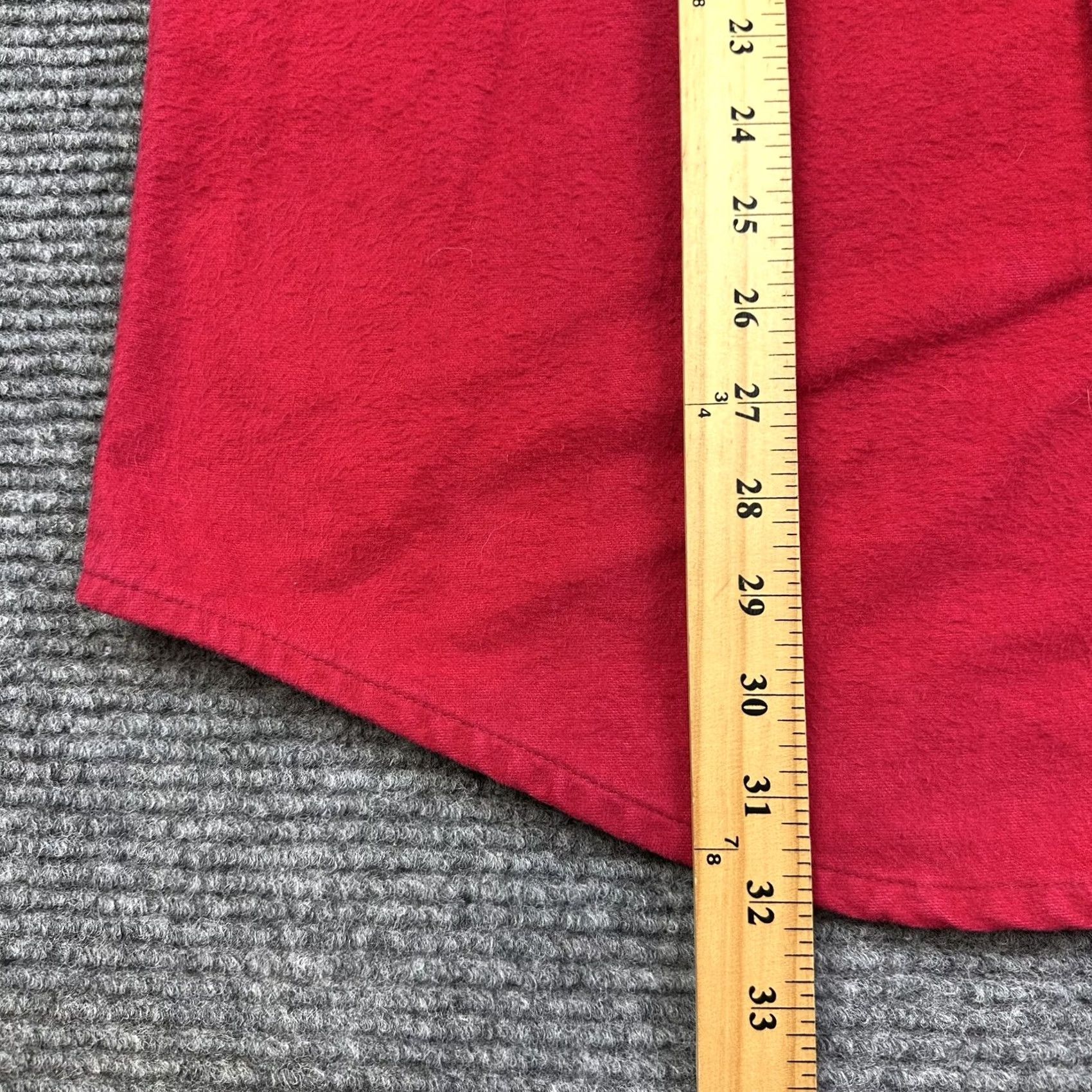 Vintage VINTAGE St Johns Bay Chamois Cloth Heavyweight Button Up Shirt USA Made Mens XLT Red Cotton Chamois Button-Up Pockets Outdoor 90s Mens Size US XL / EU 56 / 4 - 5 Thumbnail