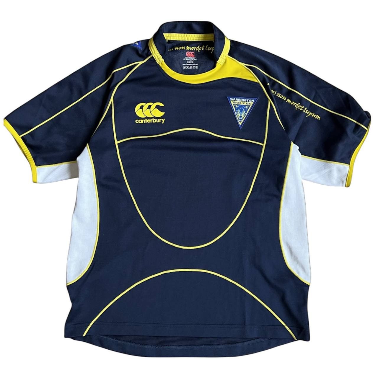 Canterbury of New Zealand 2009 WARRINGTON WOLVES RUGBY LEAGUE MENS SHIRT JERSEY SIZE S Size US S / EU 44-46 / 1 - 1 Thumbnail