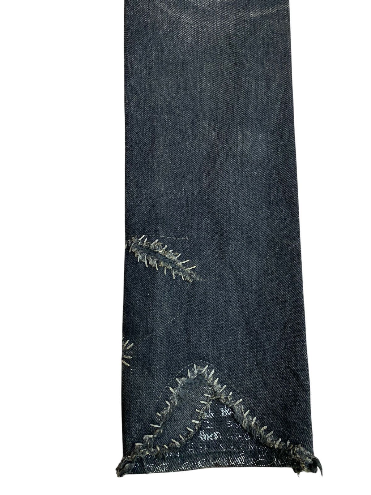 Japanese Brand Ego Tripping Japan Kurt Slim Fit Distressed Denim Size US 31 - 15 Thumbnail