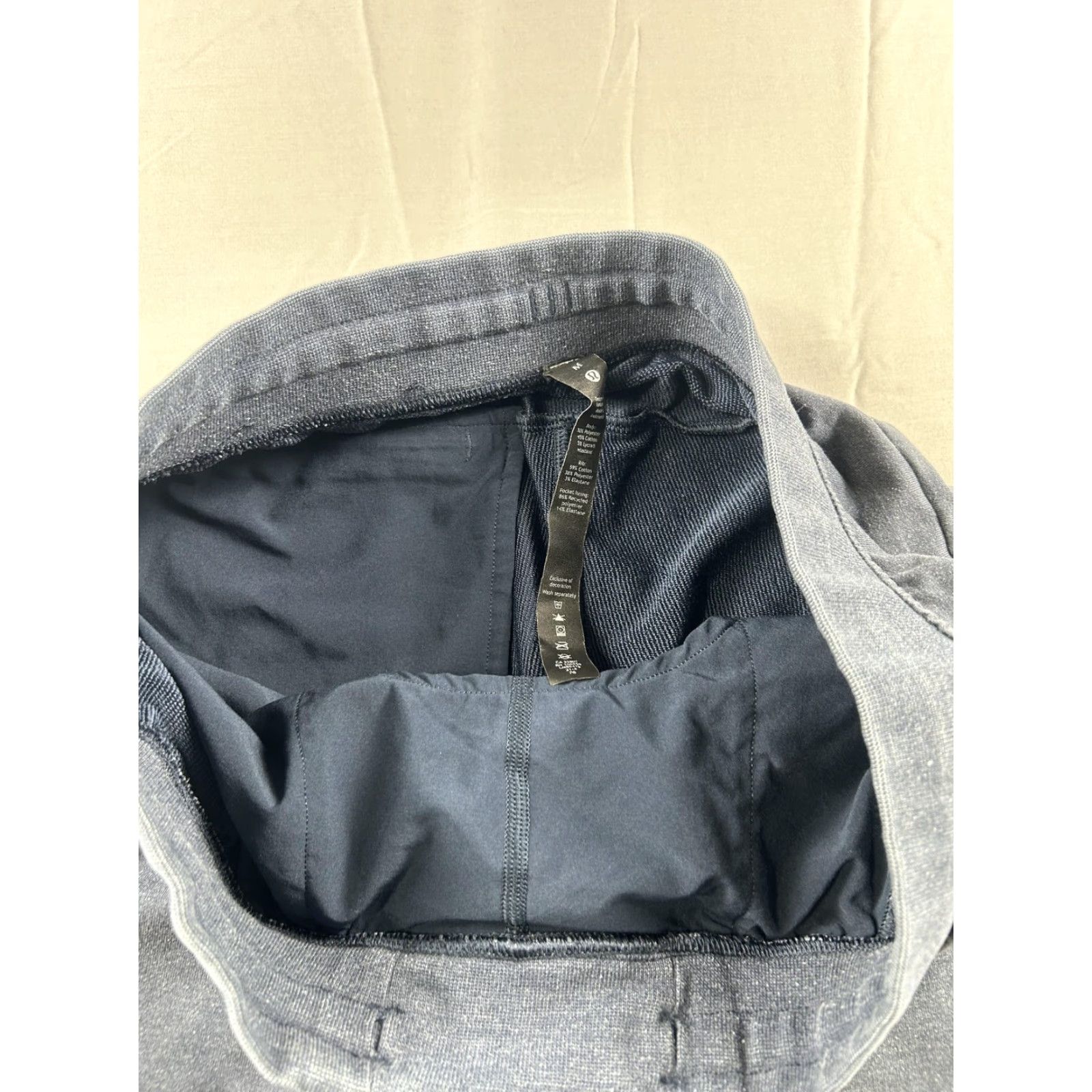 Lululemon Lululemon Pants Mens M Blue Jogger Sweatpants Elastic Waist Pocket Knit 26in Inseam Casual Activewear Size US 31 - 6 Thumbnail