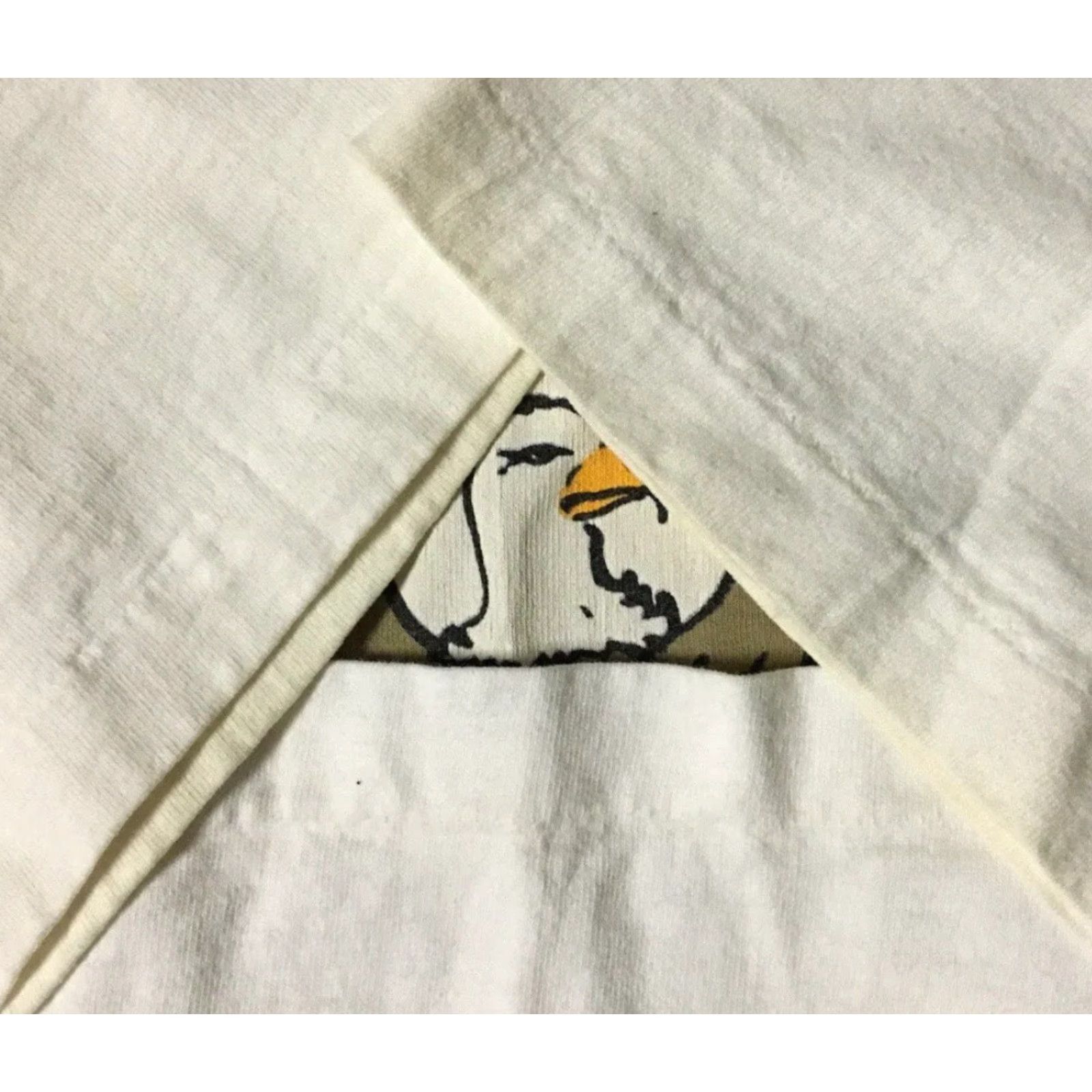 Vintage VINTAGE 90s Persian Gulf War Eagle Distressed Shirt XL White Army Military Grunge Shirt Men XL USA Marines Air Force Desert Storm 80s 90s War Punk Size US XL / EU 56 / 4 - 3 Thumbnail