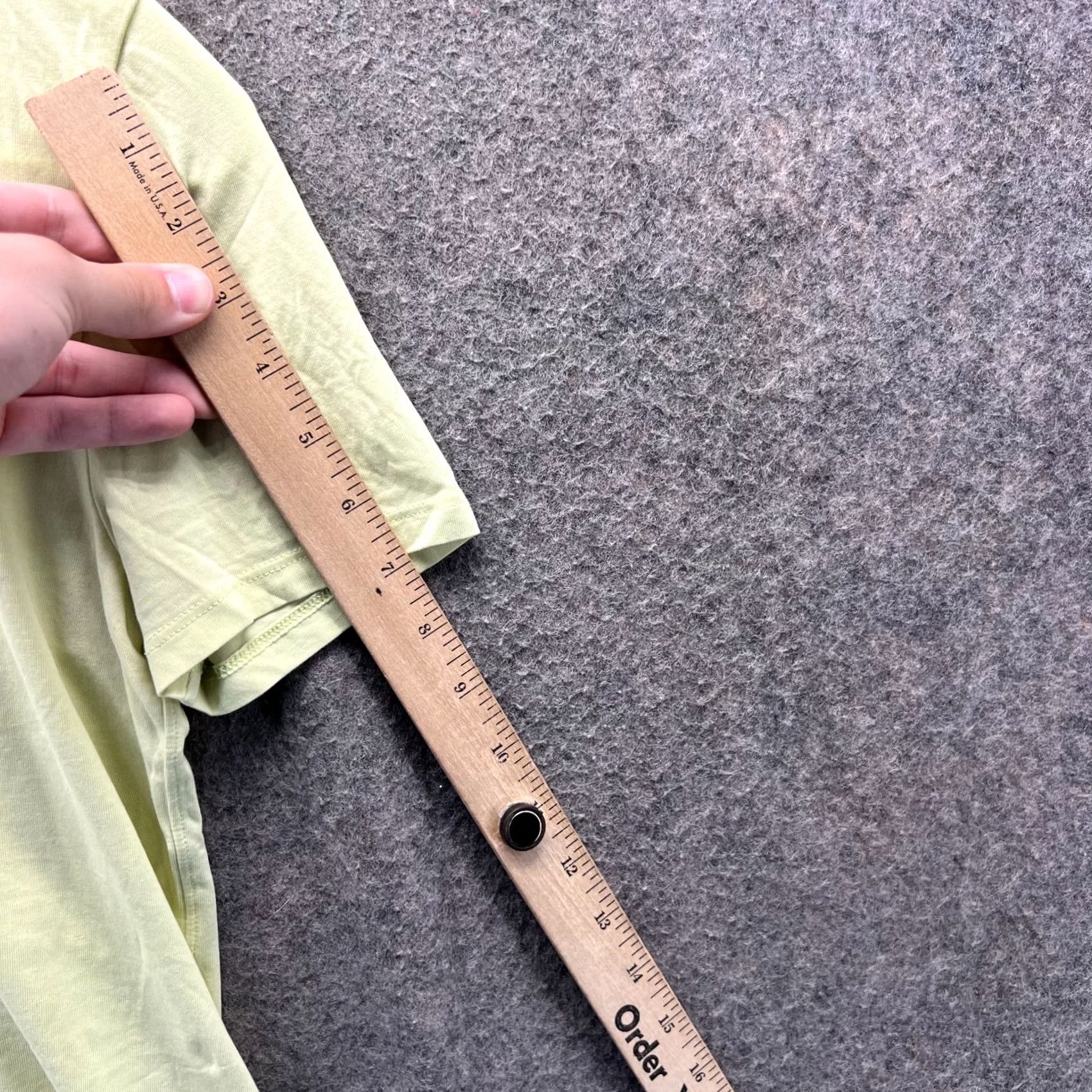 Lululemon VINTAGE Lululemon Shirt Women 2 Green Short Sleeve Crew Neck Knit Cotton T-Shirt Regular Stretch Fashion Women 90s Size XS / US 0-2 / IT 36-38 - 5 Thumbnail