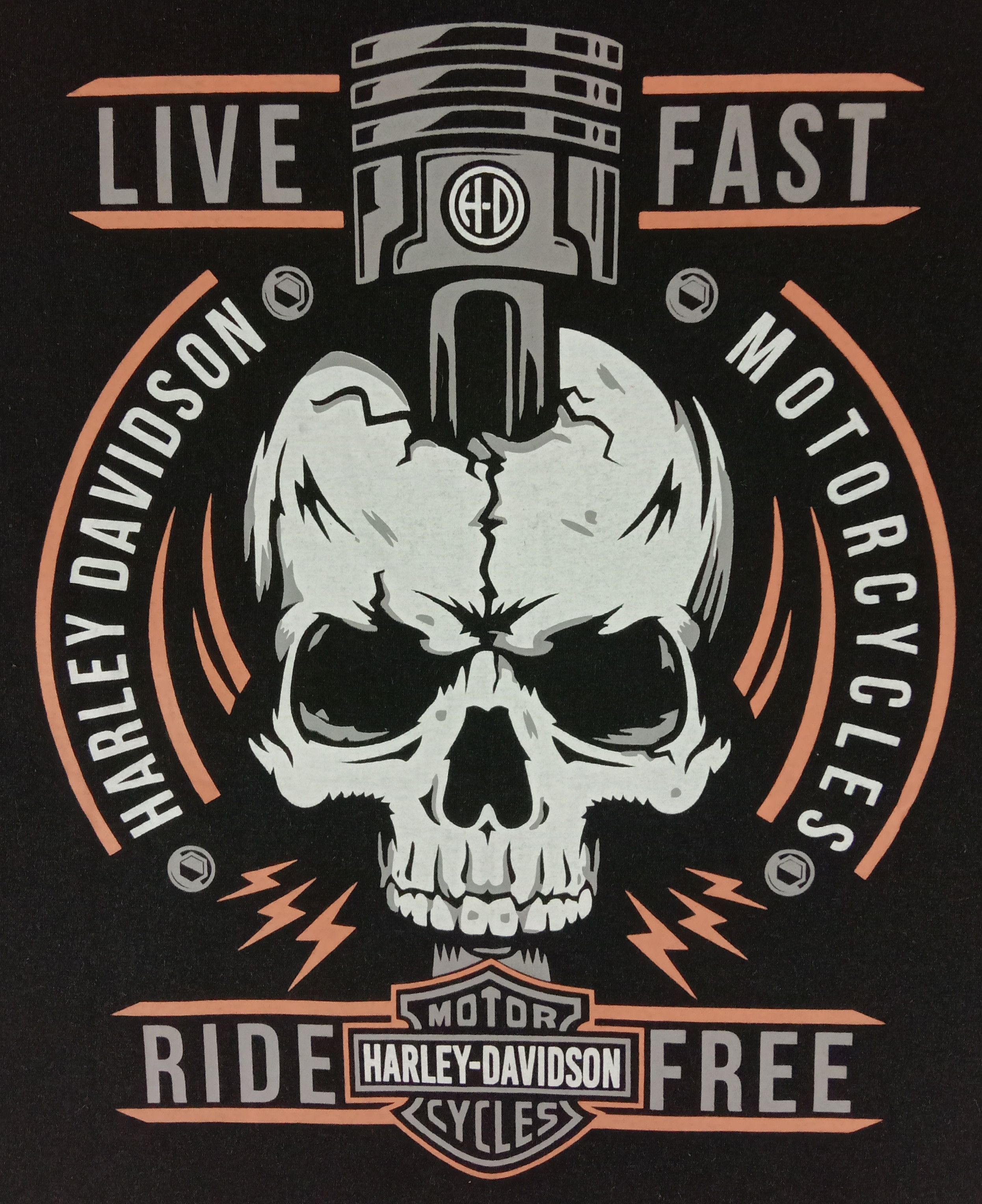 Harley Davidson Vintage Harley Davidson American Classic T-Shirt Size US L / EU 52-54 / 3 - 2 Thumbnail