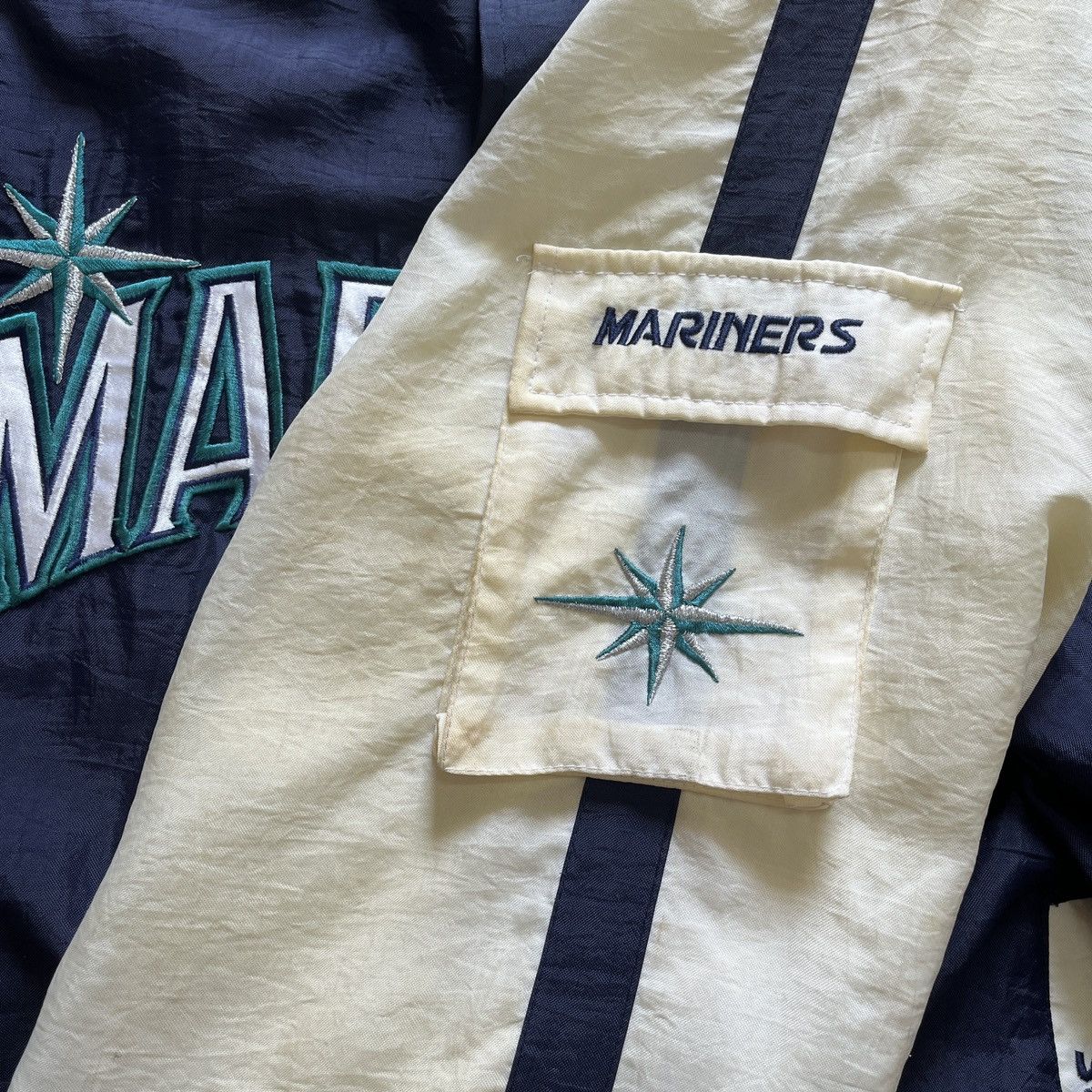 MLB Vintage MLB Seattle Mariners Sweater Light Jacket Size US L / EU 52-54 / 3 - 20 Thumbnail