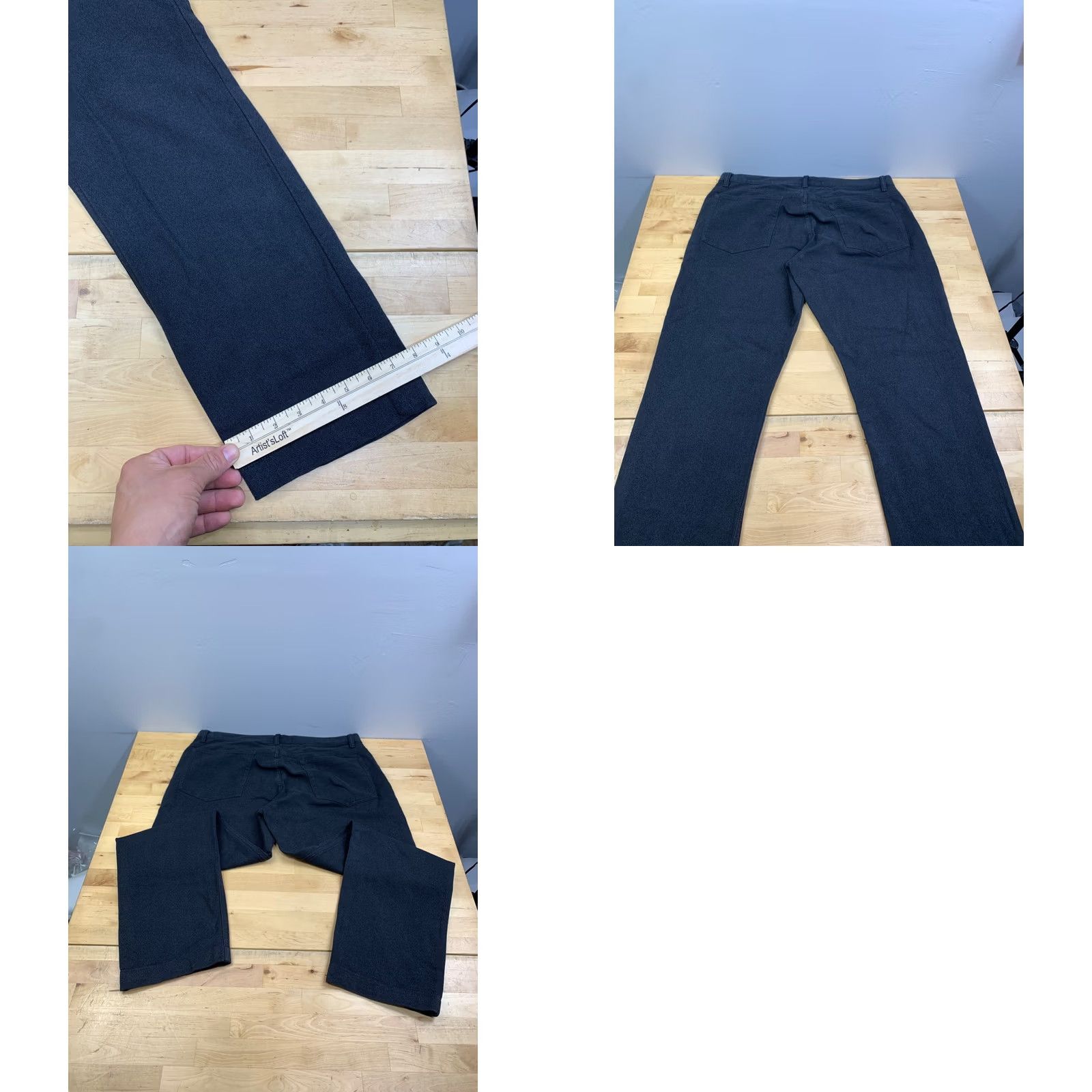 Theory Theory Pants Men 36x28 Charcoal Gray Chino Straight Casual Business 13103 Size US 36 / EU 52 - 8 Thumbnail