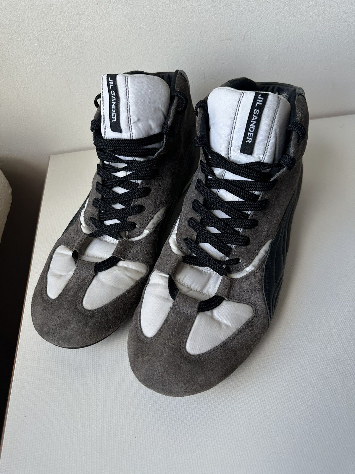 Jil Sander × Puma Puma Jil Sander f1 vintage 90’s high suede sneakers Size US 11 / EU 44 - 2 Thumbnail