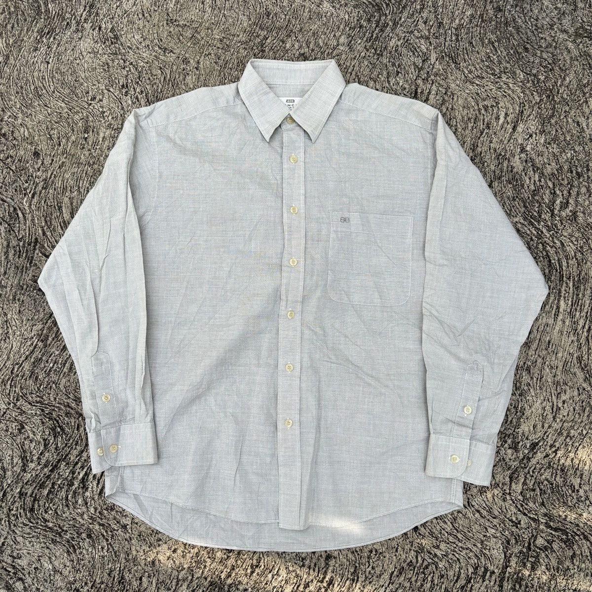 Balenciaga Vintage Balenciaga button up shirt Size US L / EU 52-54 / 3 - 3 Thumbnail
