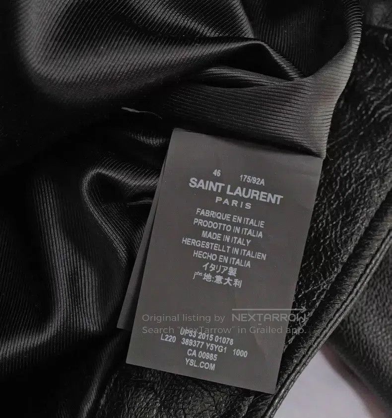 Saint Laurent Paris Saint Laurent Paris Black western style leather jacket Size US S / EU 44-46 / 1 - 5 Thumbnail