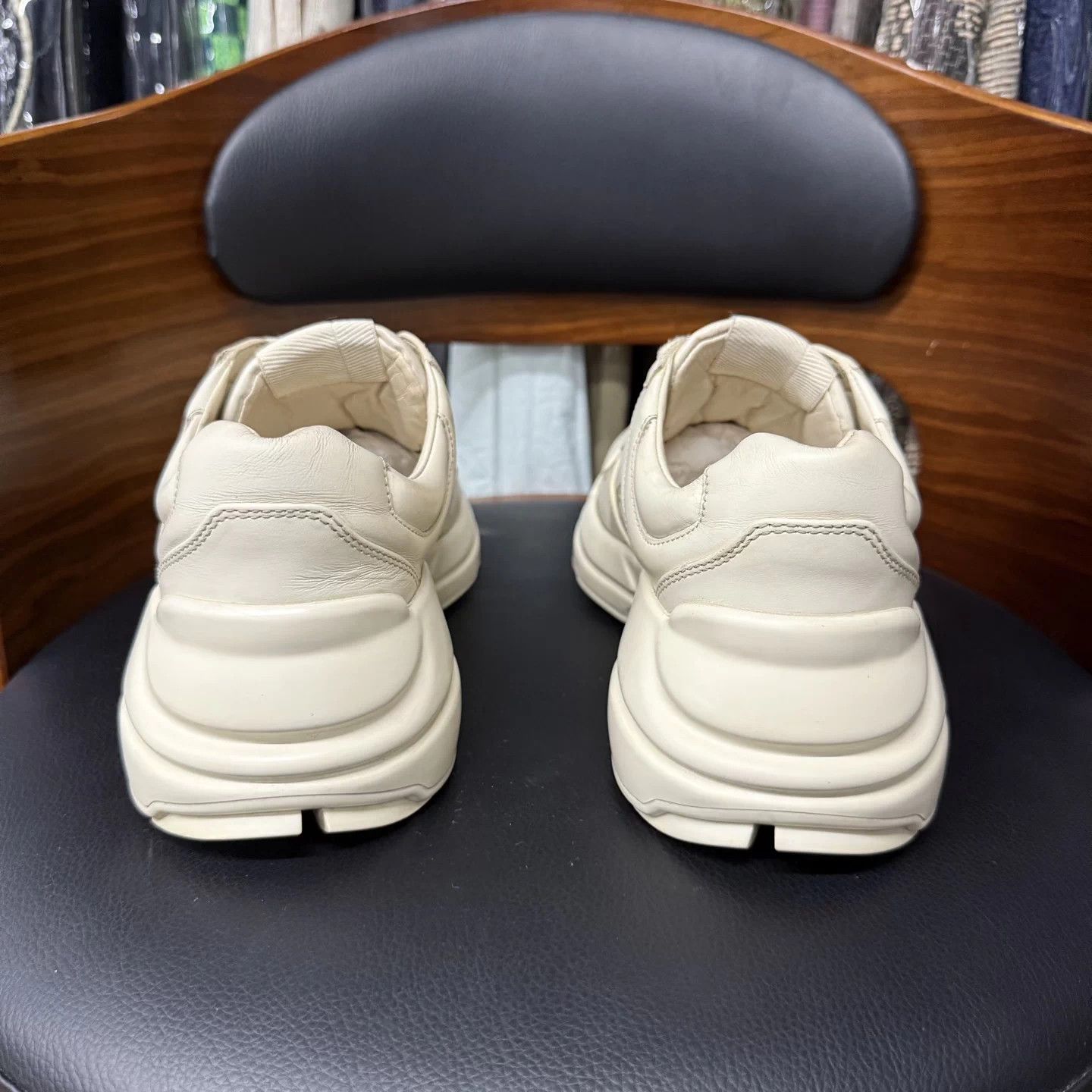 Gucci Gucci Classic Belted Ivory White Dad Sneaker 35.5 Size US 5 / IT 35 - 3 Thumbnail