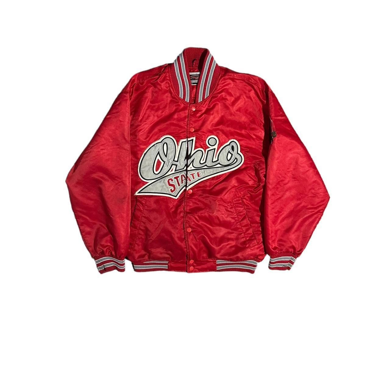 Designer Vintage 90s Ohio State Satin Jacket Size US M / EU 48-50 / 2 - 1 Thumbnail