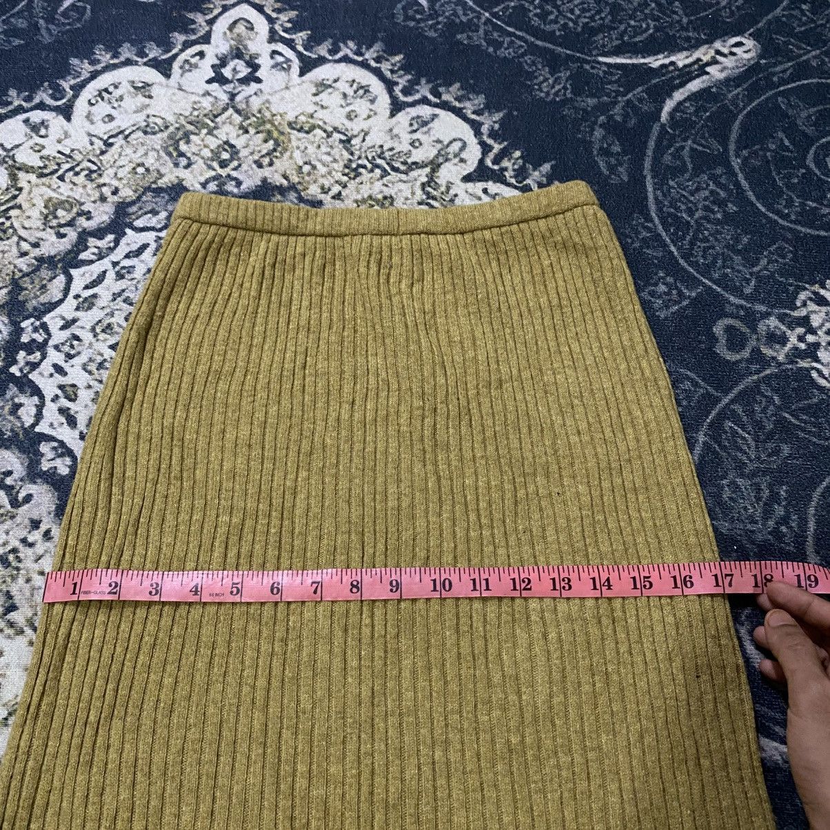 ‼️LAST DROP‼️Issey Miyake Permanente Ribbed Knit Pencil Skirt