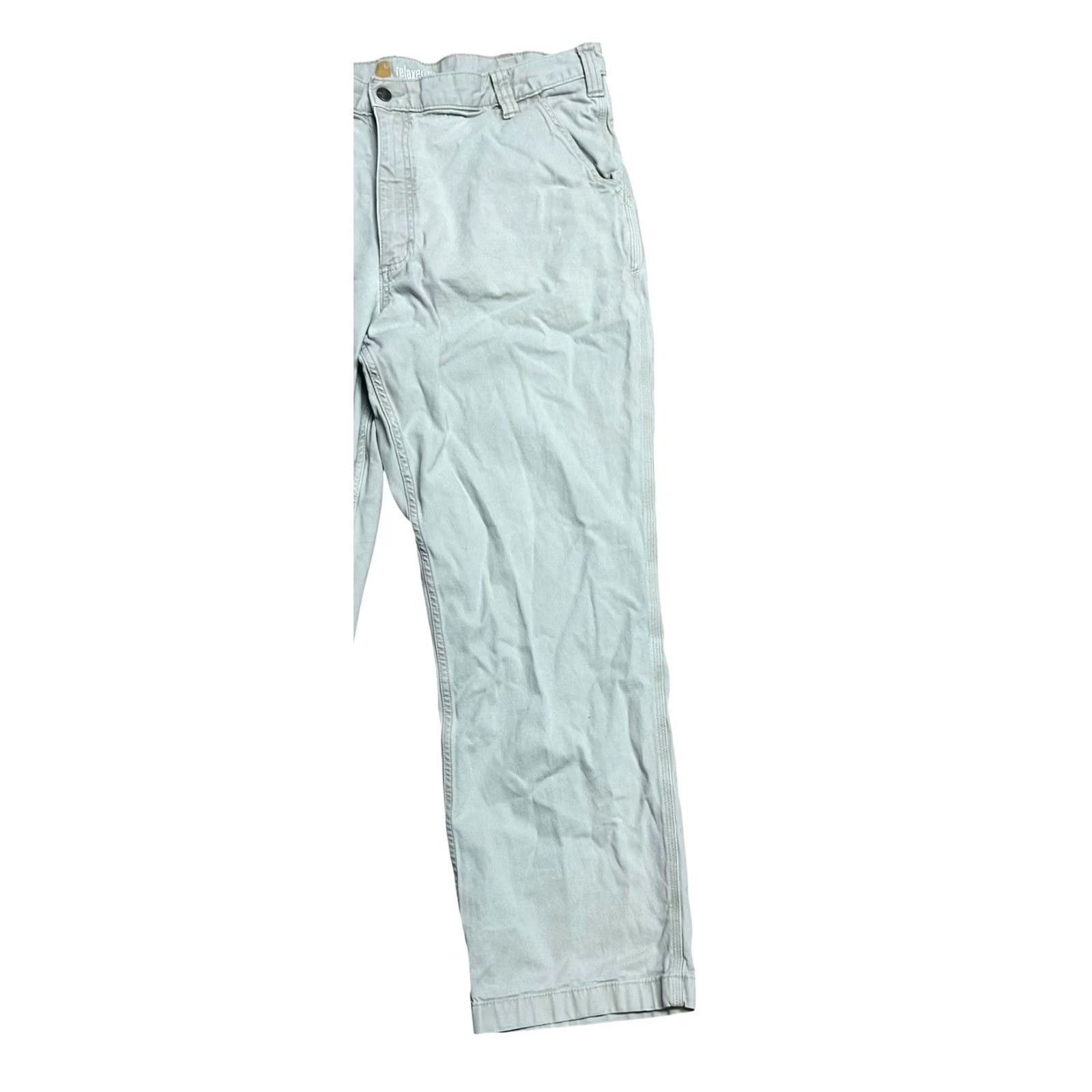 Carhartt VINTAGE Carhartt Force Relaxed Fit Ripstop Mens 42x32 Cargo Work Pants Brown Khaki Size US 42 / EU 58 - 3 Thumbnail