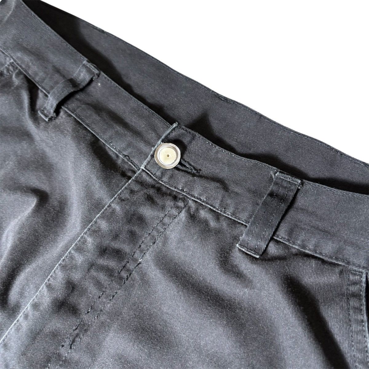 Stanley & Sons × Stanley Blacker × Vintage Vintage 90s Stanley Black Cargo Pants Size US 34 / EU 50 - 8 Thumbnail