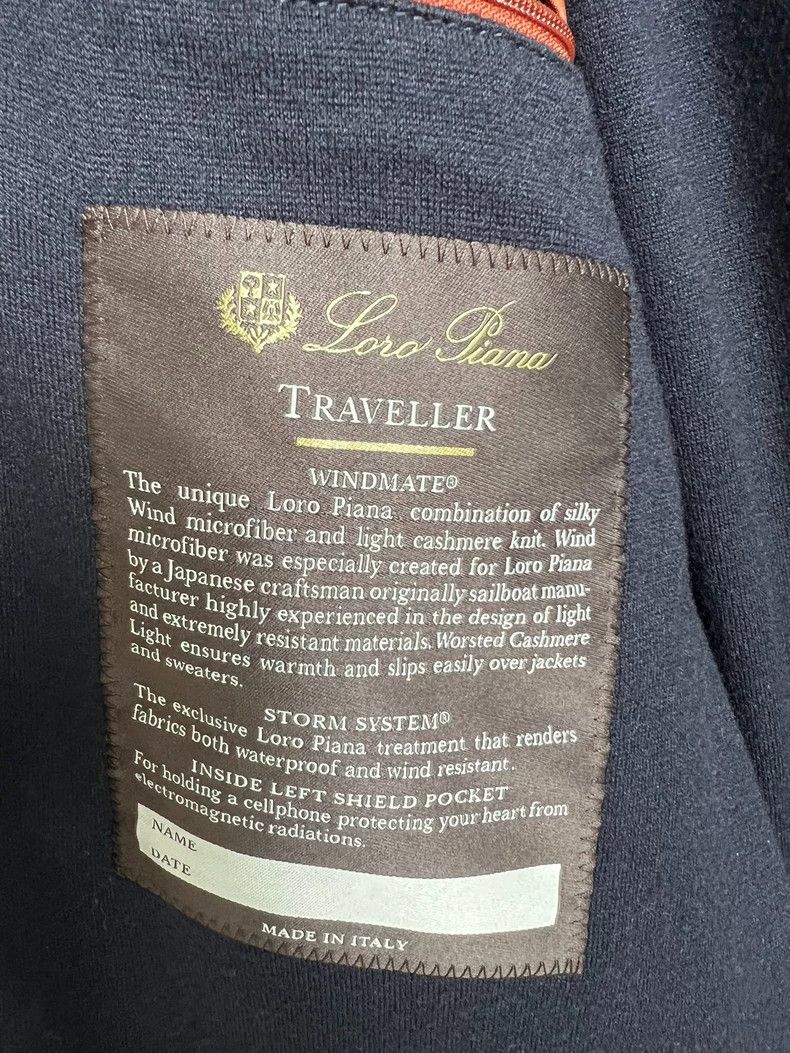Loro Piana LORO PIANA Traveler's coat, dark blue Size US XXL / EU 58 / 5 - 6 Thumbnail