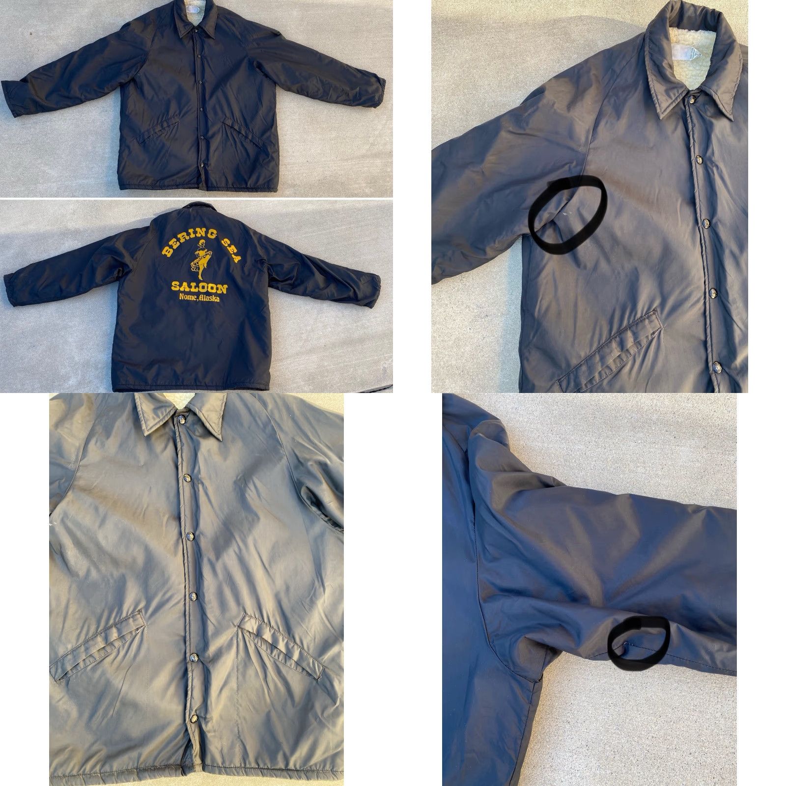 Vintage VINTAGE King Louie Jacket Windbreaker Workwear Lined Nylon Black M Mens Size US M / EU 48-50 / 2 - 10 Thumbnail