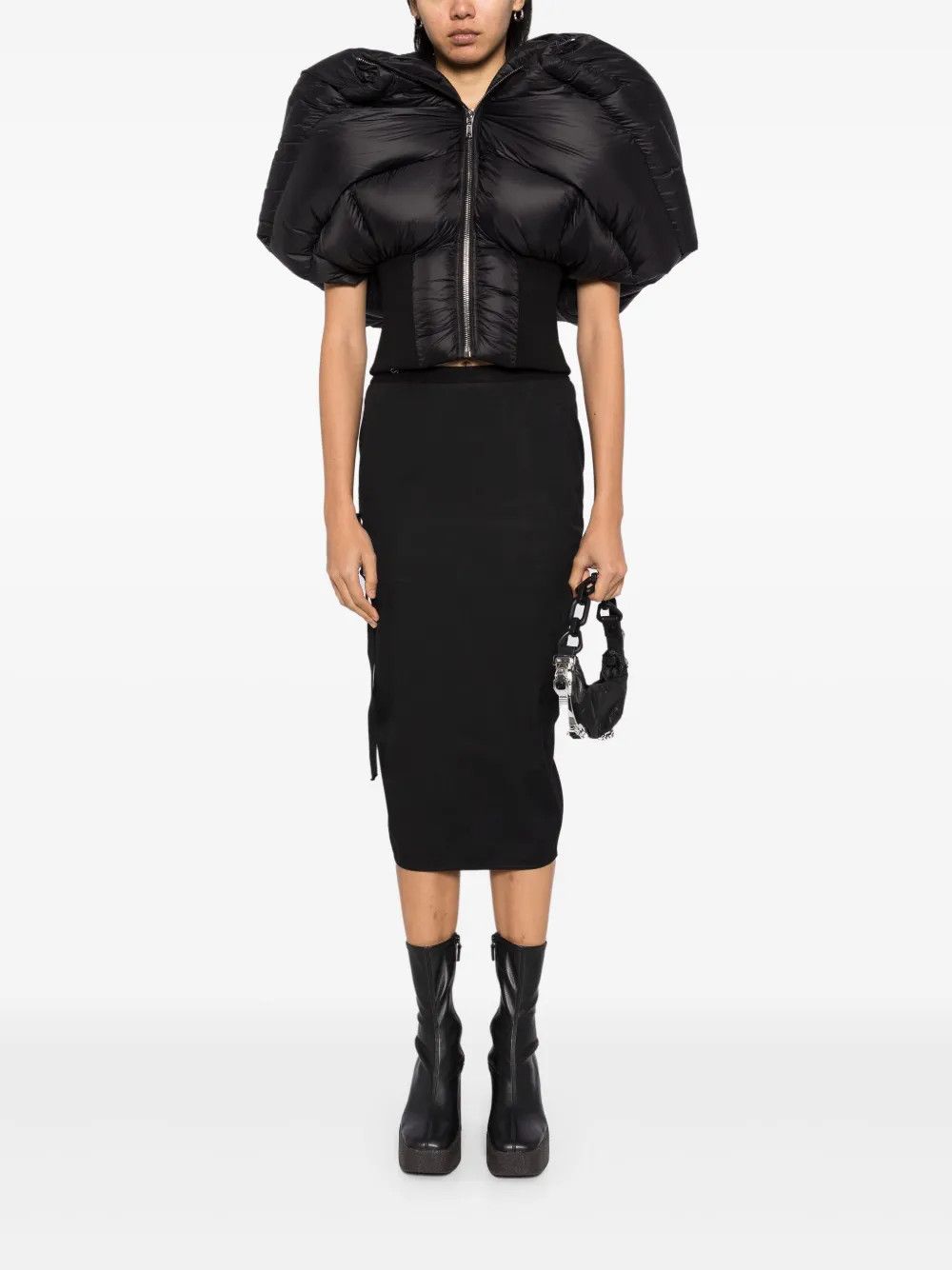 Rick Owens o1y0126 Shell Jacket in Black Size XS / US 0-2 / IT 36-38 - 5 Thumbnail