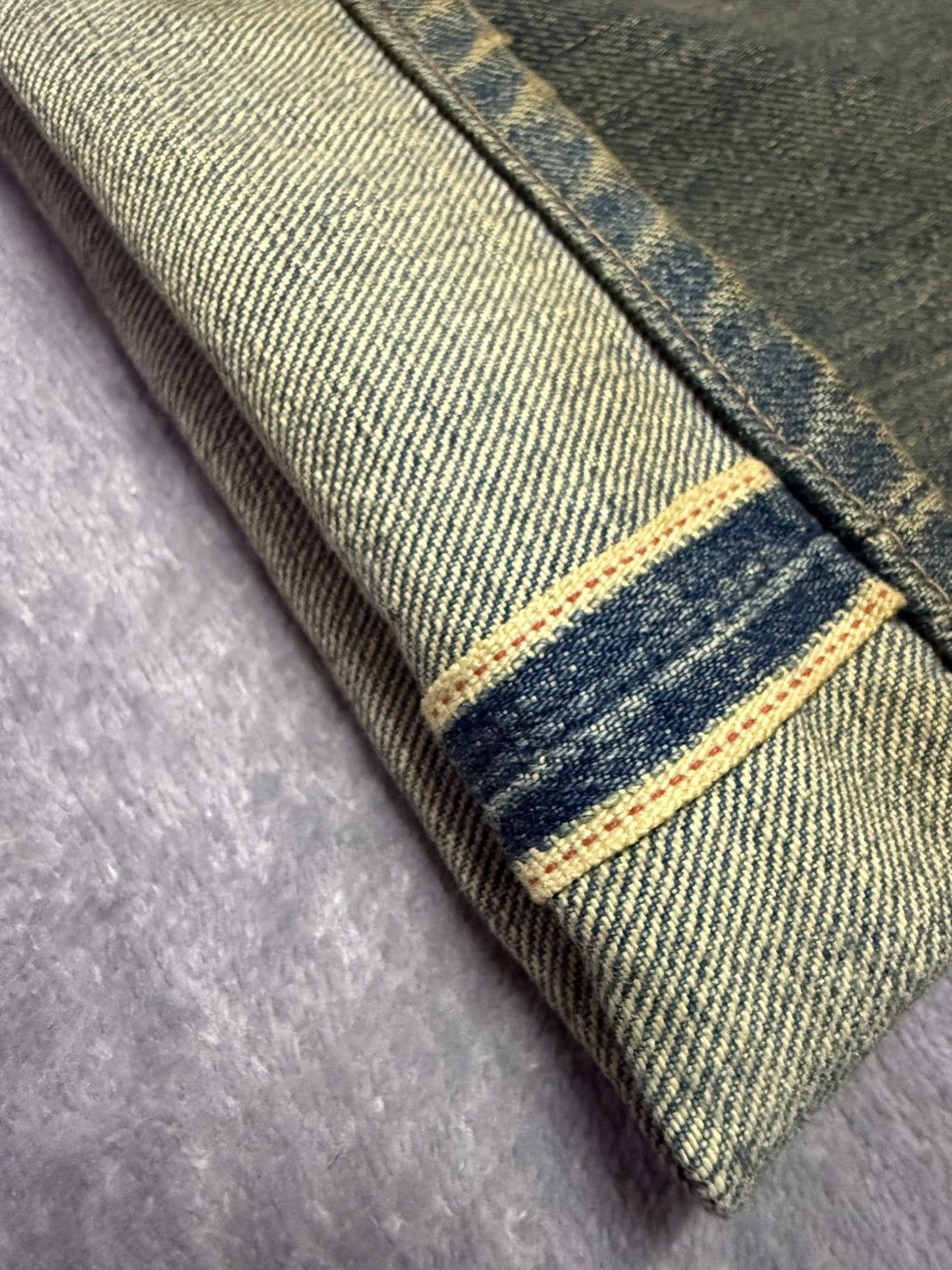 Levi's × Vintage Vintage 90s LEVIS 502 Big E LVC 60s Selvedge Mud Wash Jeans Size US 30 / EU 46 - 3 Thumbnail