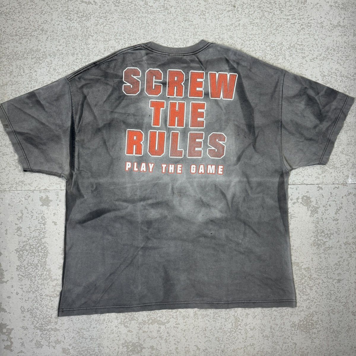 Vintage Crazy Faded WWE Triple H Screw The Rules Wrestling Size US XXL / EU 58 / 5 - 2 Thumbnail