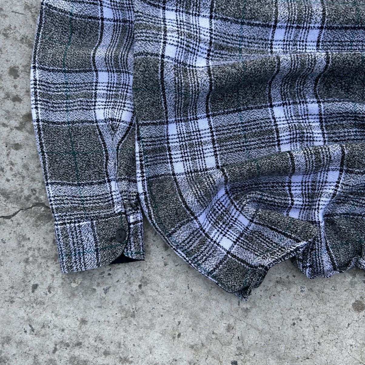 Flannel Vintage Wester Style Checked Shirt Button Up Y2K Cowboy 00s Size US XL / EU 56 / 4 - 9 Thumbnail