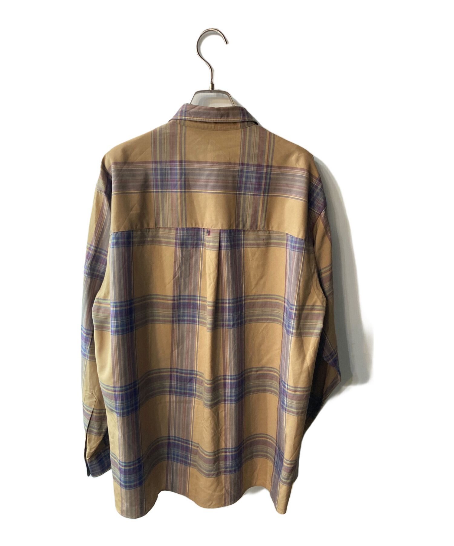 Auralee AURALEE SUPER LIGHT WOOL CHECK SHIRTS 4 Size US XL / EU 56 / 4 - 2 Thumbnail