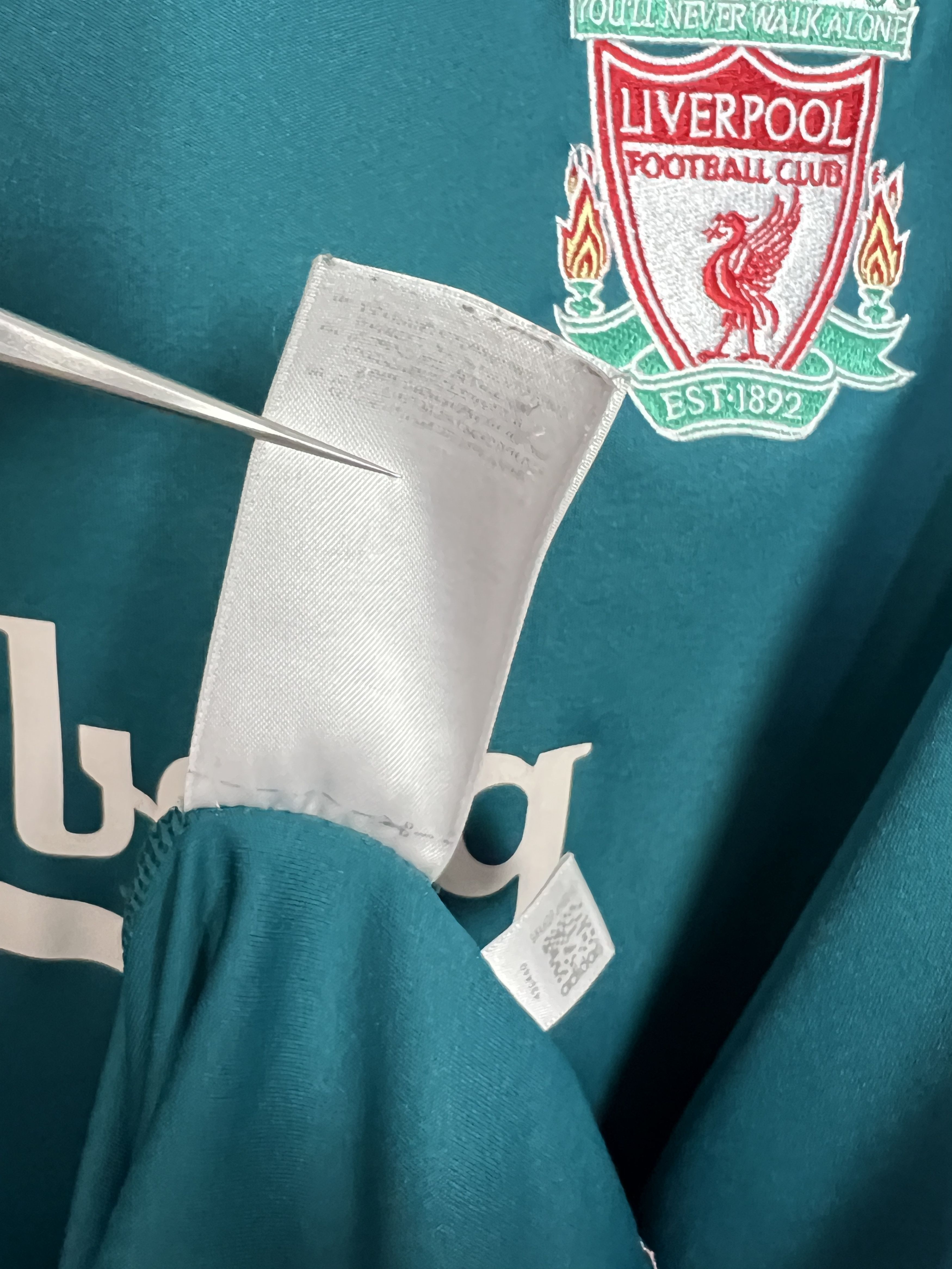 Adidas Liverpool Third football shirt 2008 Soccer Adidas Jersey Size US M / EU 48-50 / 2 - 10 Thumbnail