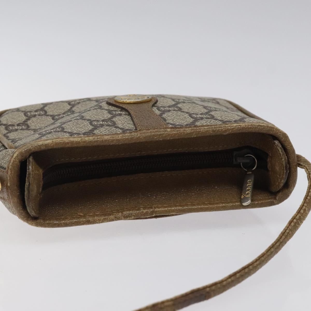 Gucci GUCCI GG Plus Supreme Shoulder Bag Pvc Leather Beige Gold Size ONE SIZE - 6 Thumbnail