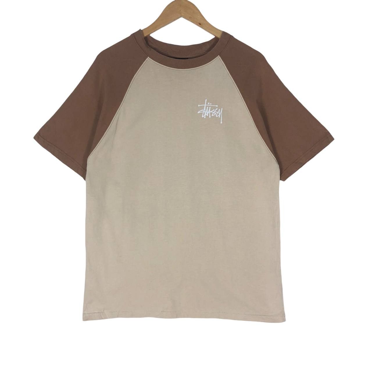 Stussy × Vintage Vintage 1990s Stussy Oval Logo Long Sleeve Tee