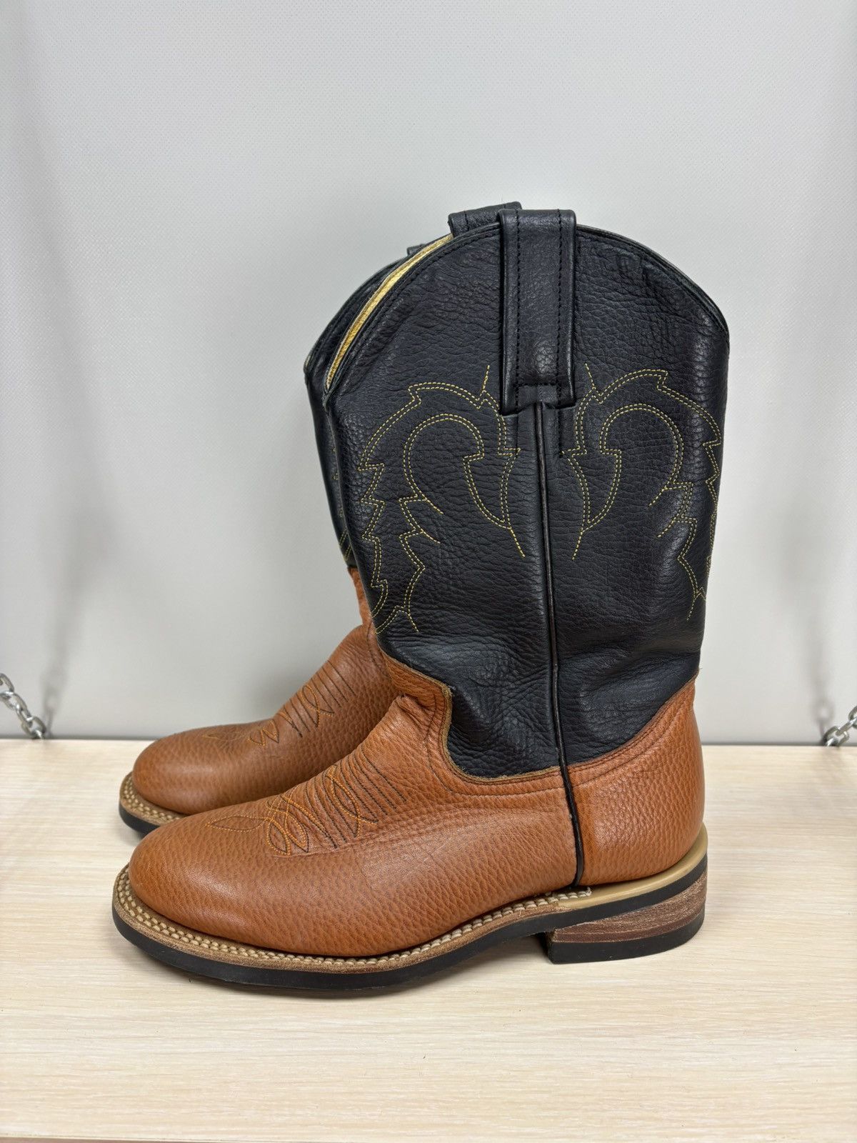 Other Womens western Billy Boots Size 37 Color Brown/Black Size US 7 / IT 37 - 5 Thumbnail