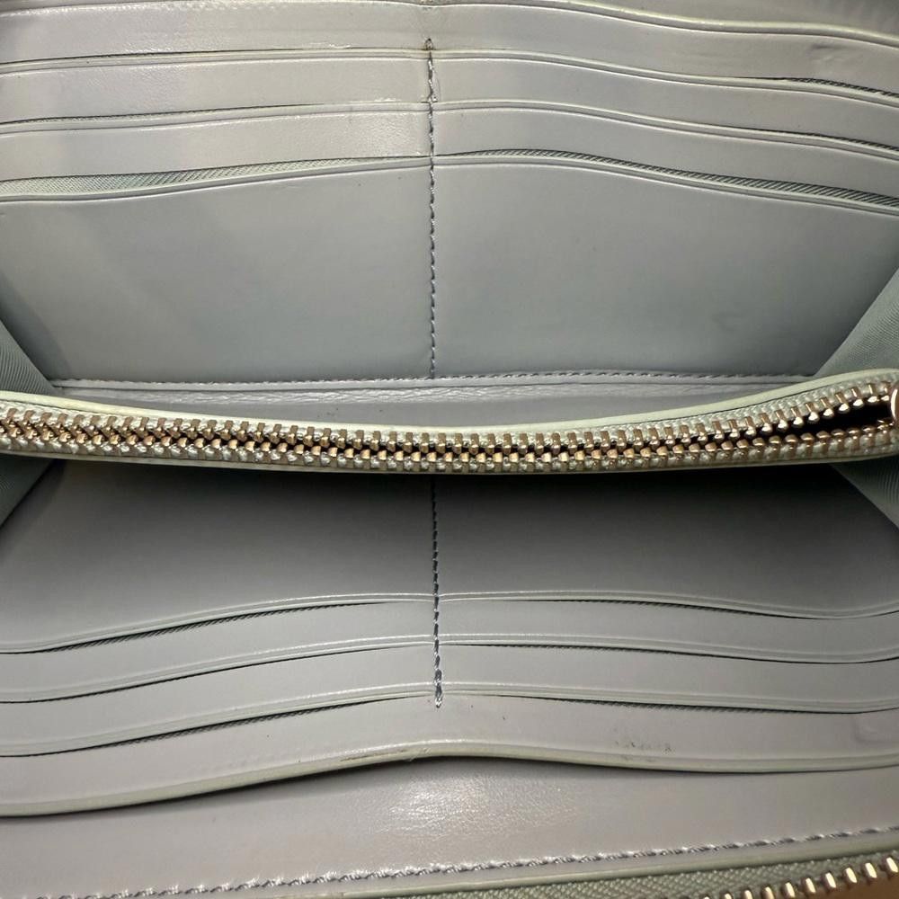 Coach COACH Ombre Teal Blue Sea Green Accordion Zipped Wallet Size ONE SIZE - 10 Thumbnail