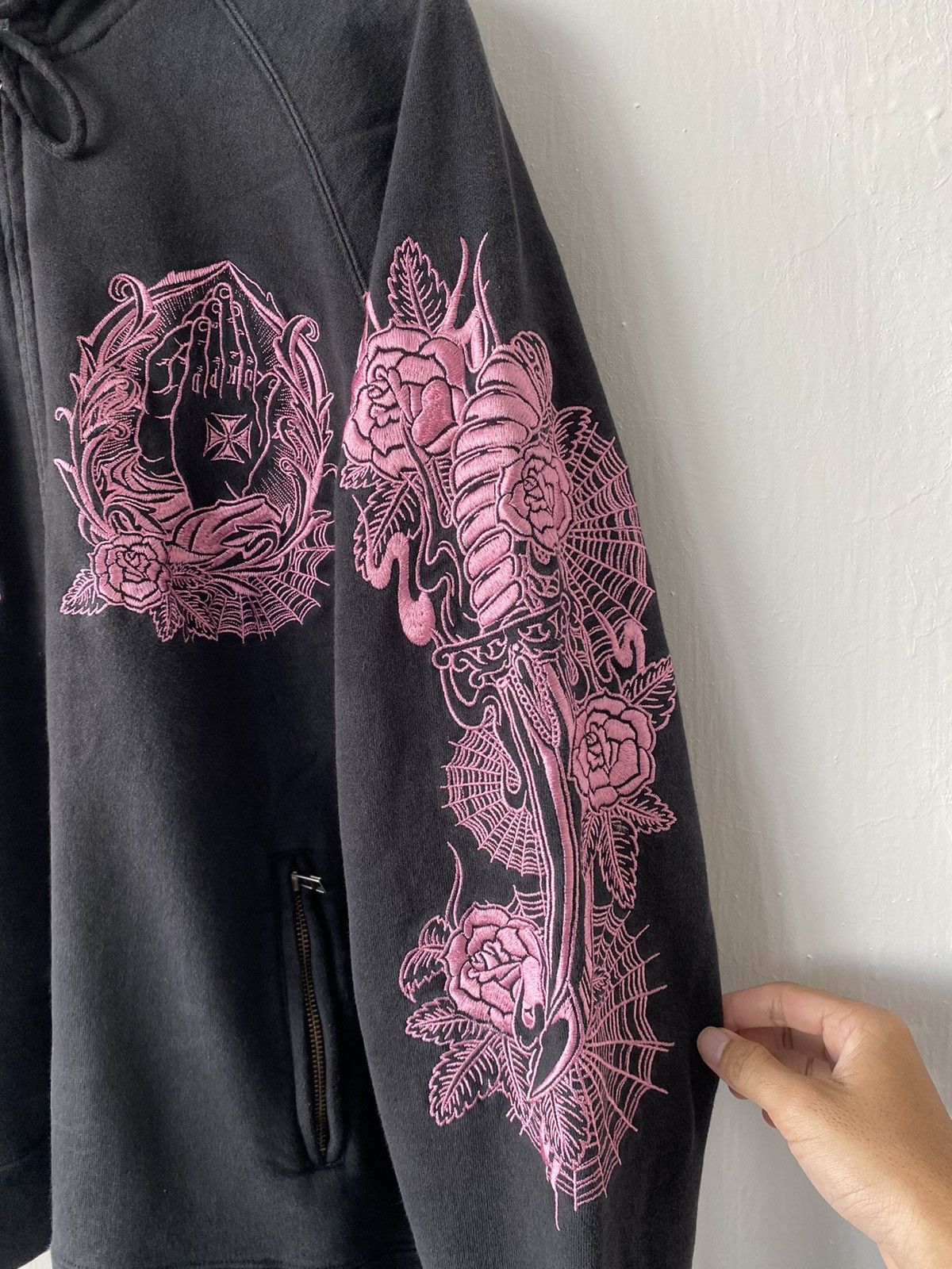 Japanese Brand J.K.P.D Embroided Pullover Hoodie Size US XL / EU 56 / 4 - 9 Thumbnail