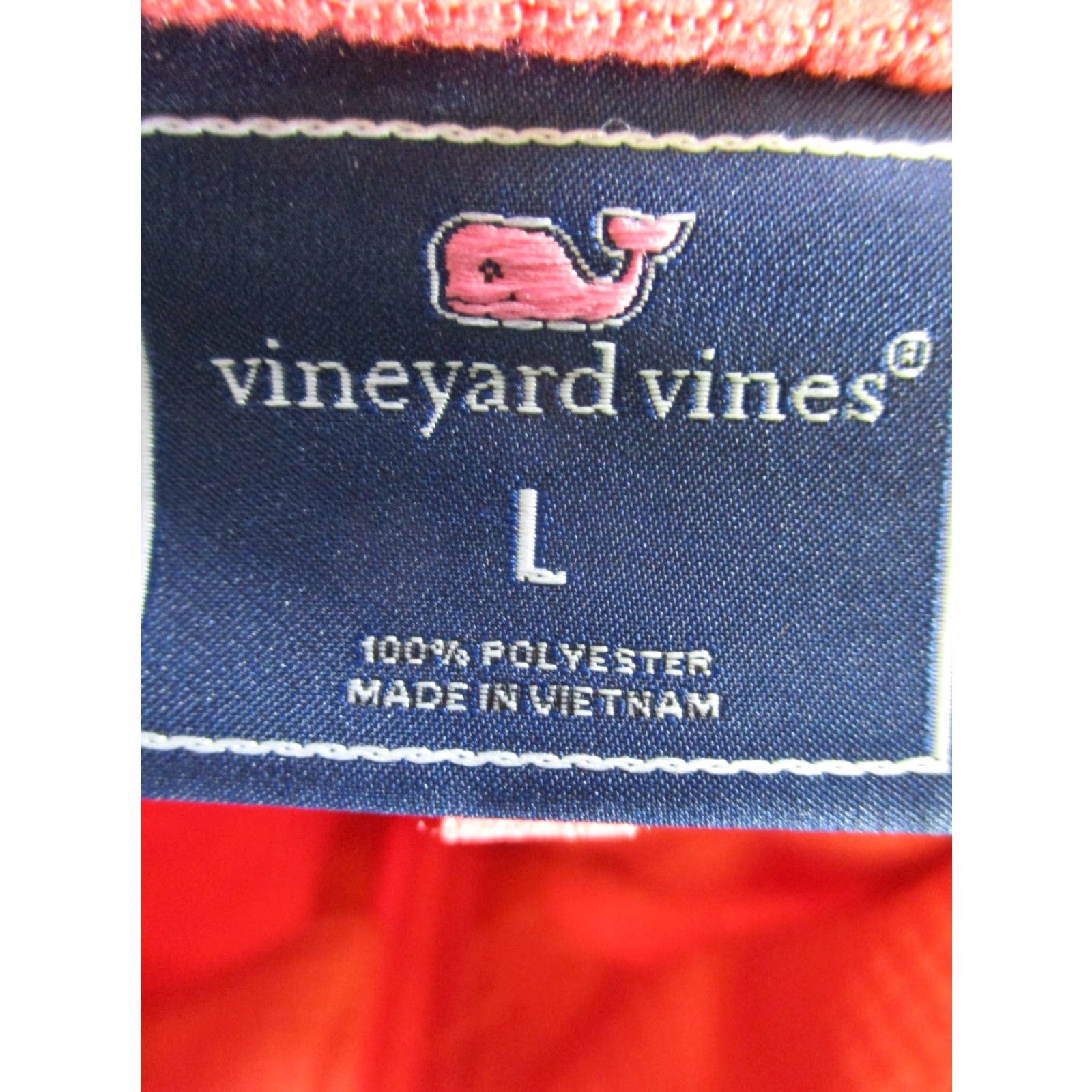 Vineyard Vines Vineyard Vines Jacket Mens Large Red Blue Waffle Knit Fleece, Windbreaker, Leather? Wait. Size US L / EU 52-54 / 3 - 3 Thumbnail