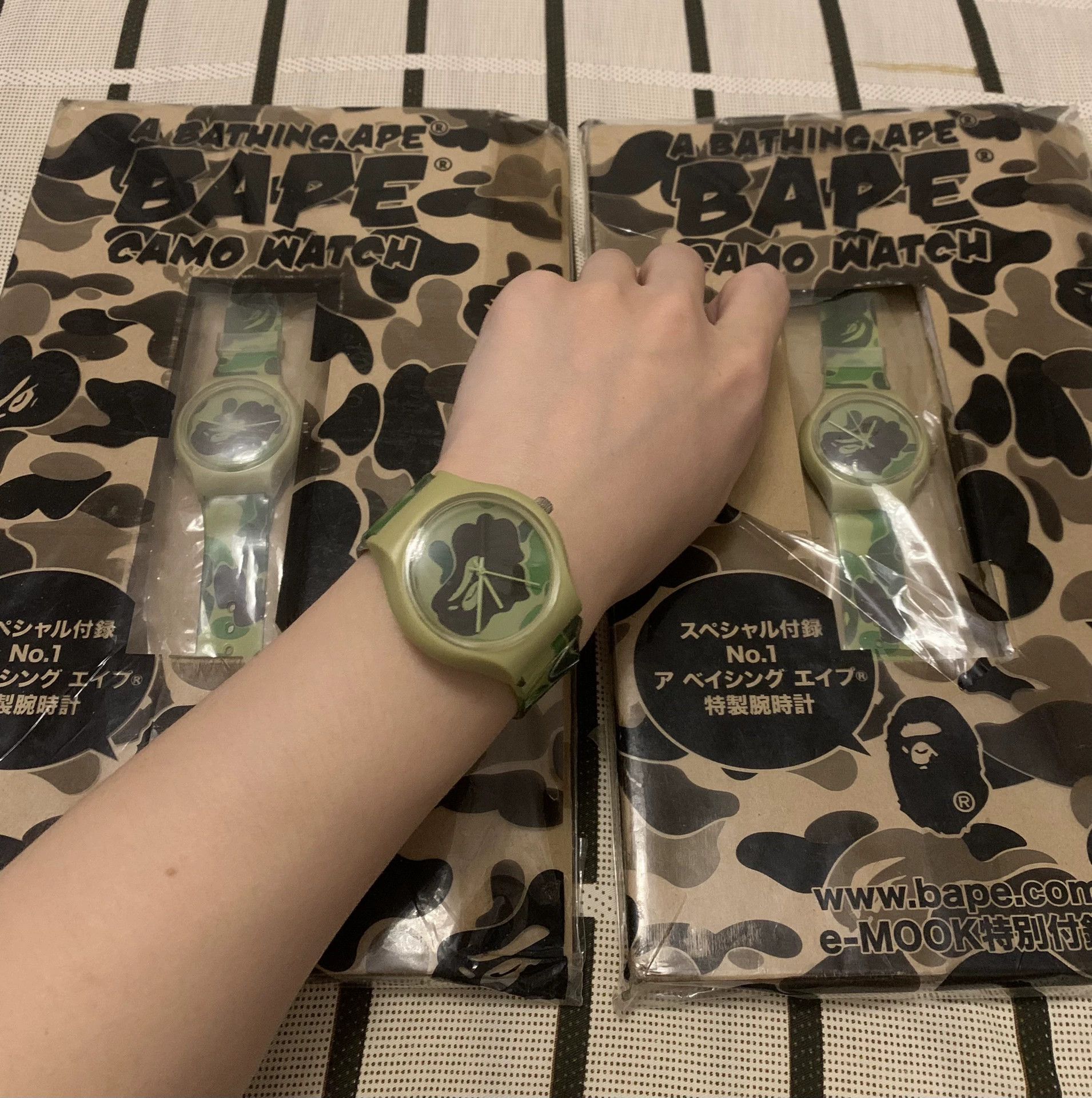 Bape Bape Camo Ape Green Jewelry M Men Size ONE SIZE - 1 Thumbnail