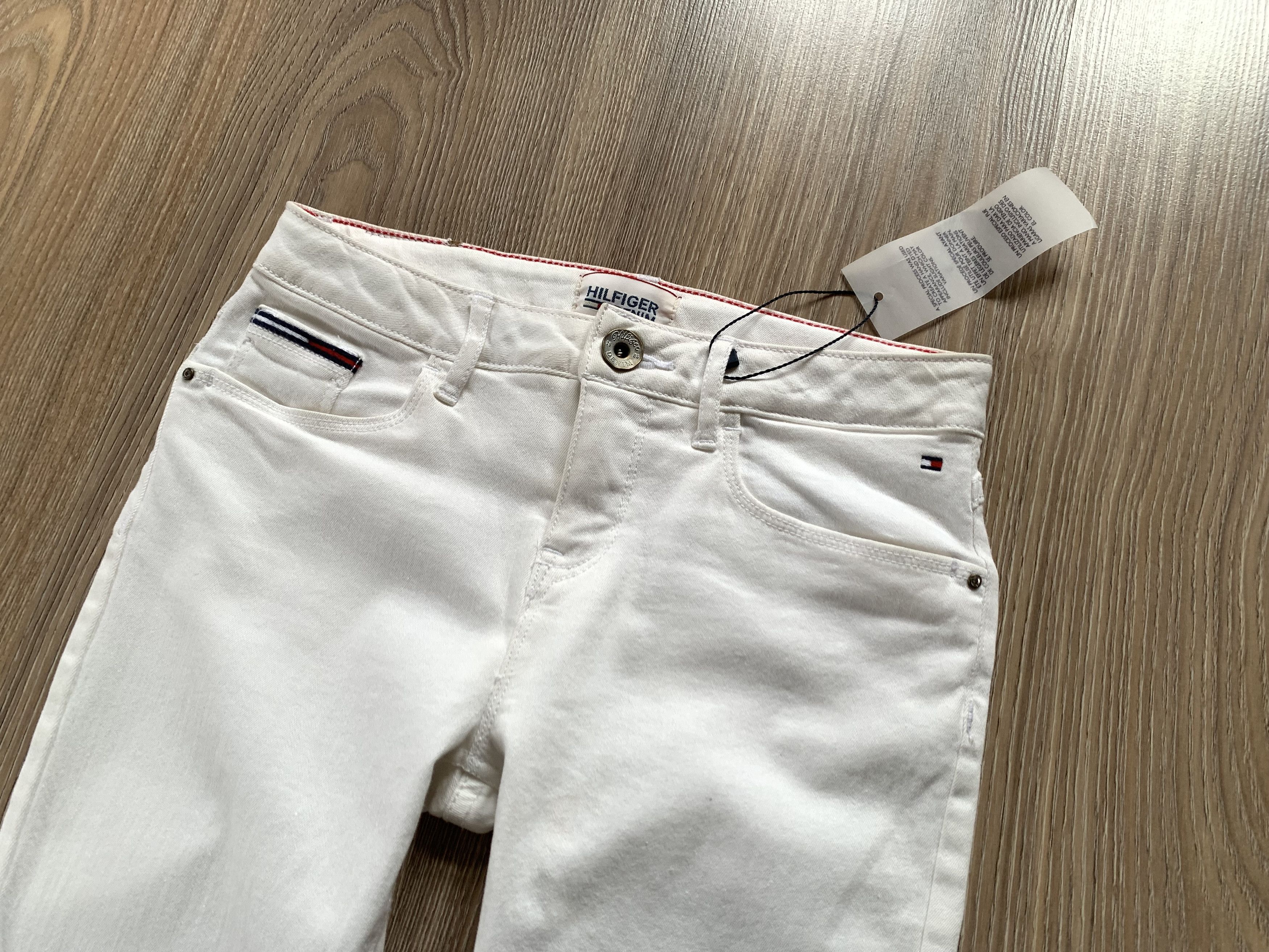 Tommy Hilfiger Youth Tommy Hilfiger White Skinny Jeans Size 24" / US 00 / IT 34 - 4 Thumbnail