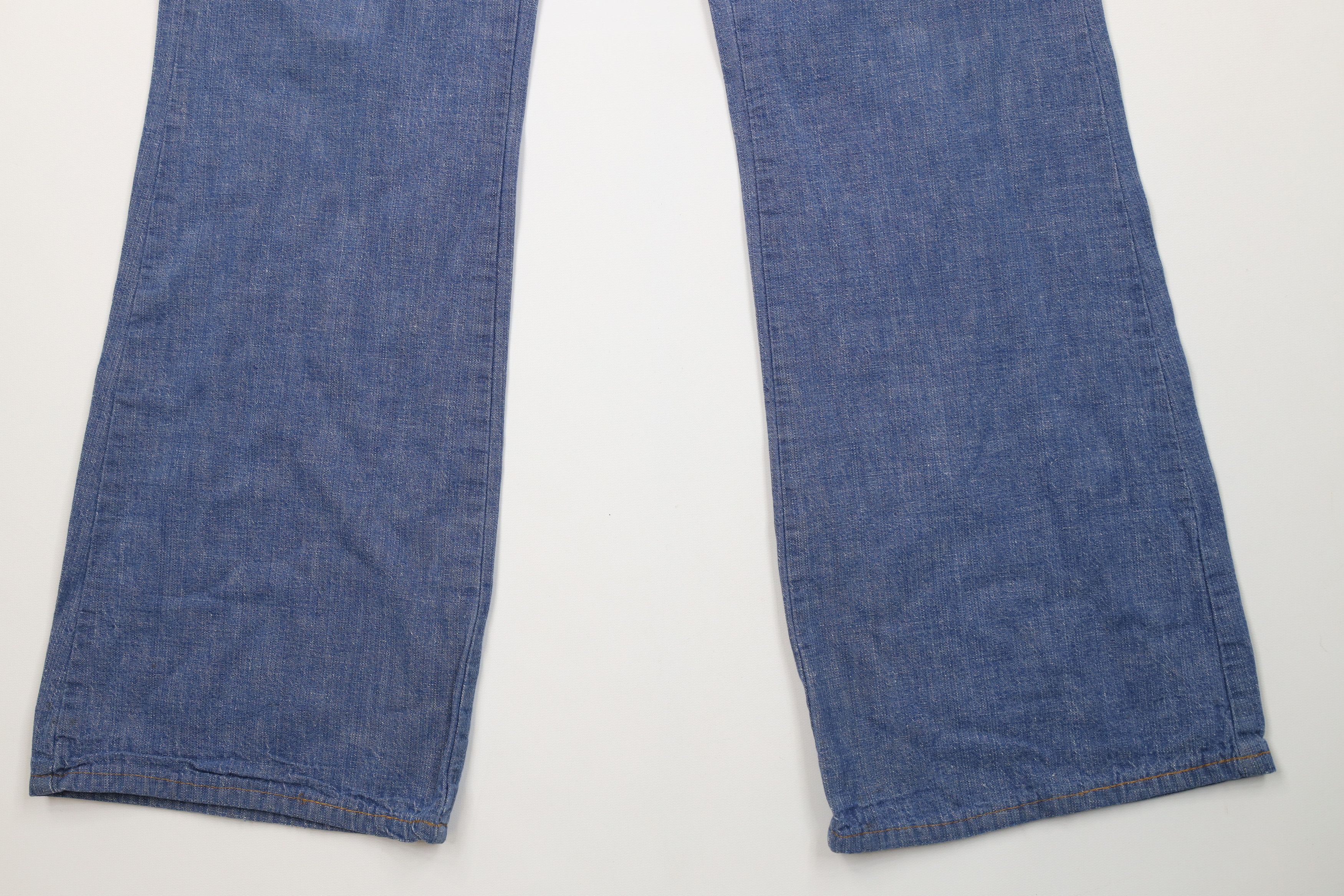 Vintage Vintage 70s Streetwear Flared Bell Bottoms Jeans Blue USA Size US 32 / EU 48 - 4 Thumbnail