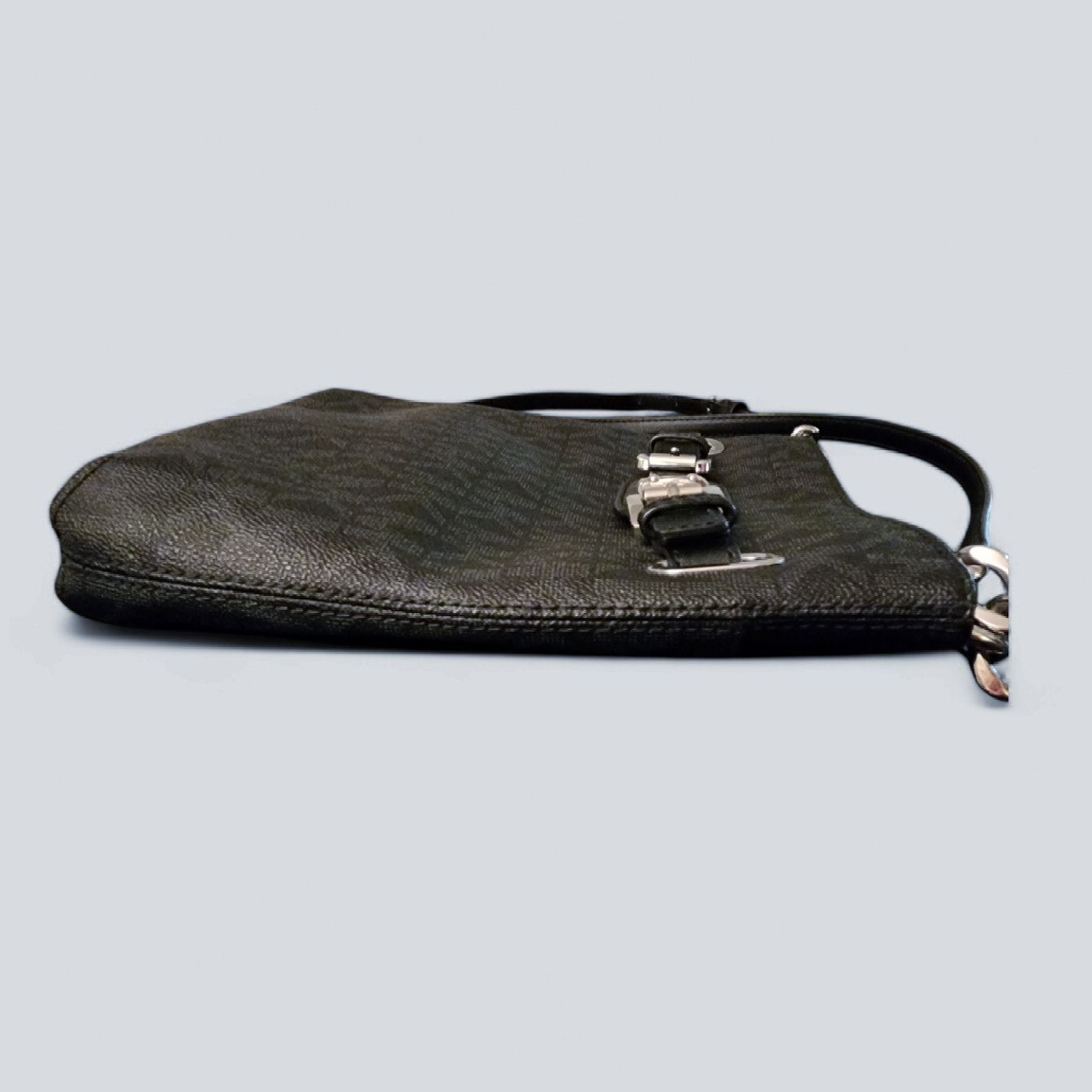 Michael Kors Michael Kors Black Monogram Crossbody Bag/Purse Size ONE SIZE - 8 Thumbnail