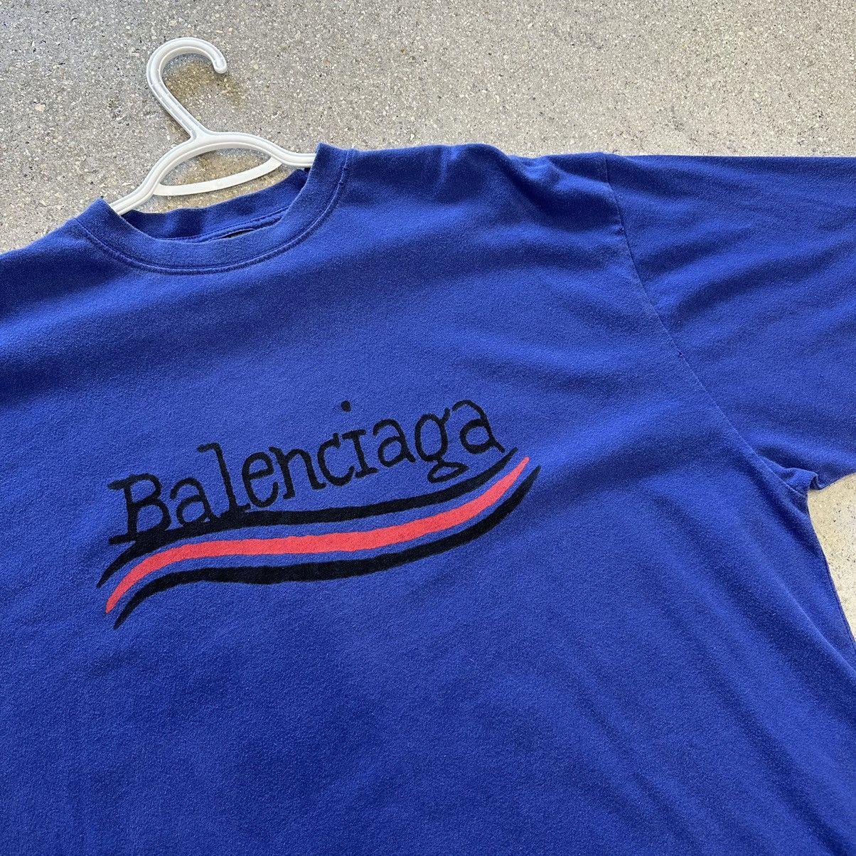 Balenciaga Balenciaga Campaign T Shirt Size US XL / EU 56 / 4 - 2 Thumbnail