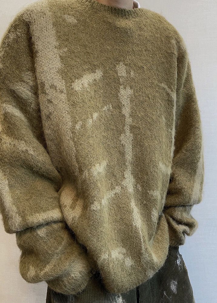 Japanese Brand × Vintage Avant garde fashion punk skeleton fluffy sweater knitwear Size US XXL / EU 58 / 5 - 5 Thumbnail