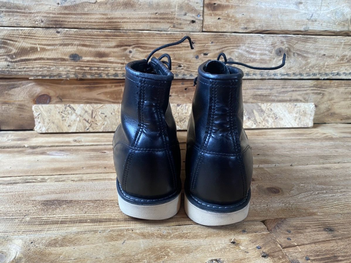 Red Wing Redwing Heritage moc-toe black leather boots sz 7.5E,40 Size US 7.5 / EU 40-41 - 8 Thumbnail