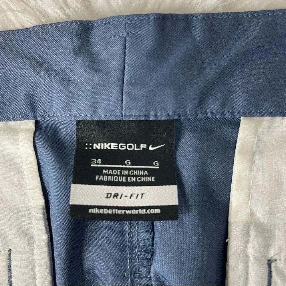 Nike Nike Blue Golf Dri Fit Flat Front Shorts Size 34 Size US 34 / EU 50 - 2 Thumbnail