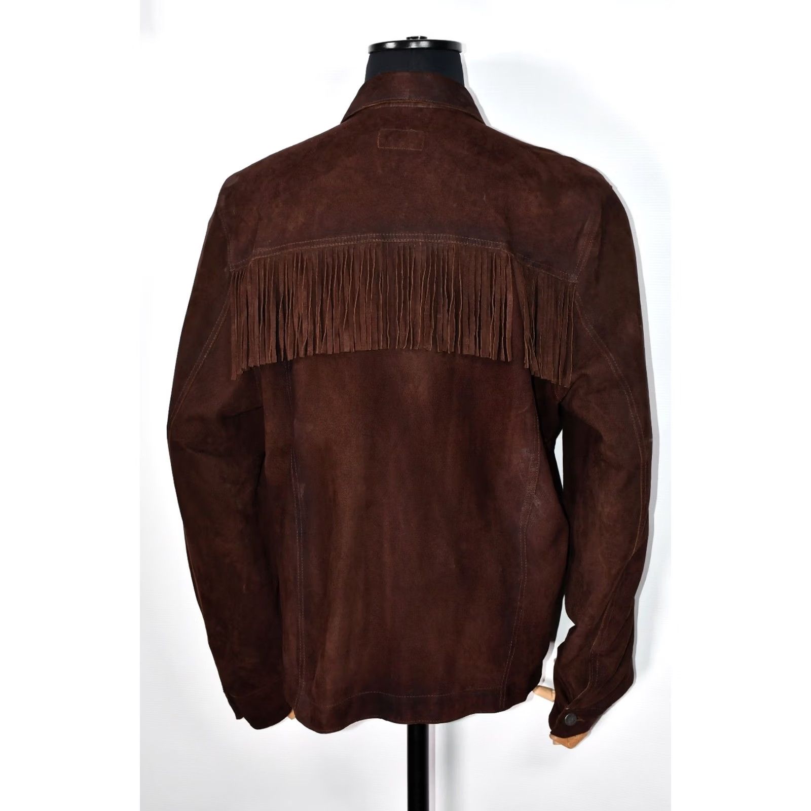 Nudie Jeans Nudie Jeans Ronny Leather Western Men's Shirt Jacket XL Brown Vintage? No Size US XL / EU 56 / 4 - 3 Thumbnail