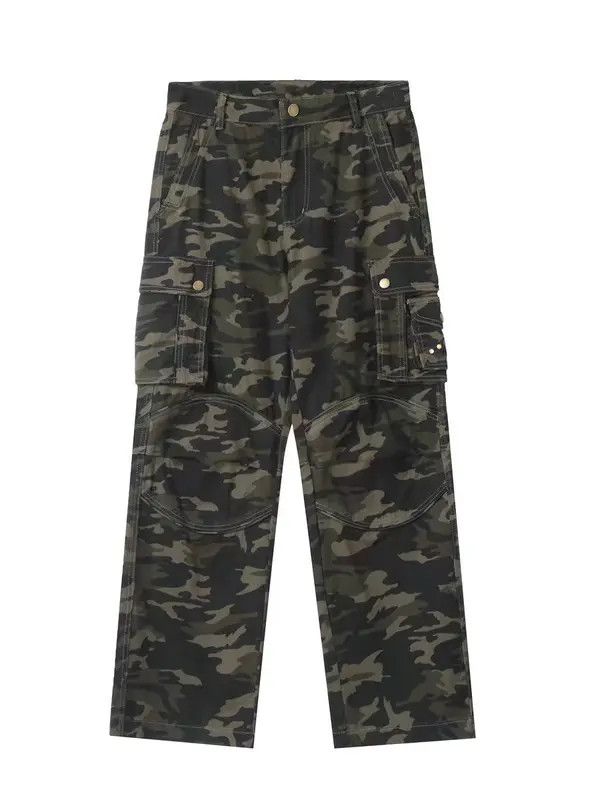 Japanese Brand VIBE Street baggy workwear camouflage casual pants Size US 34 / EU 50 - 5 Thumbnail