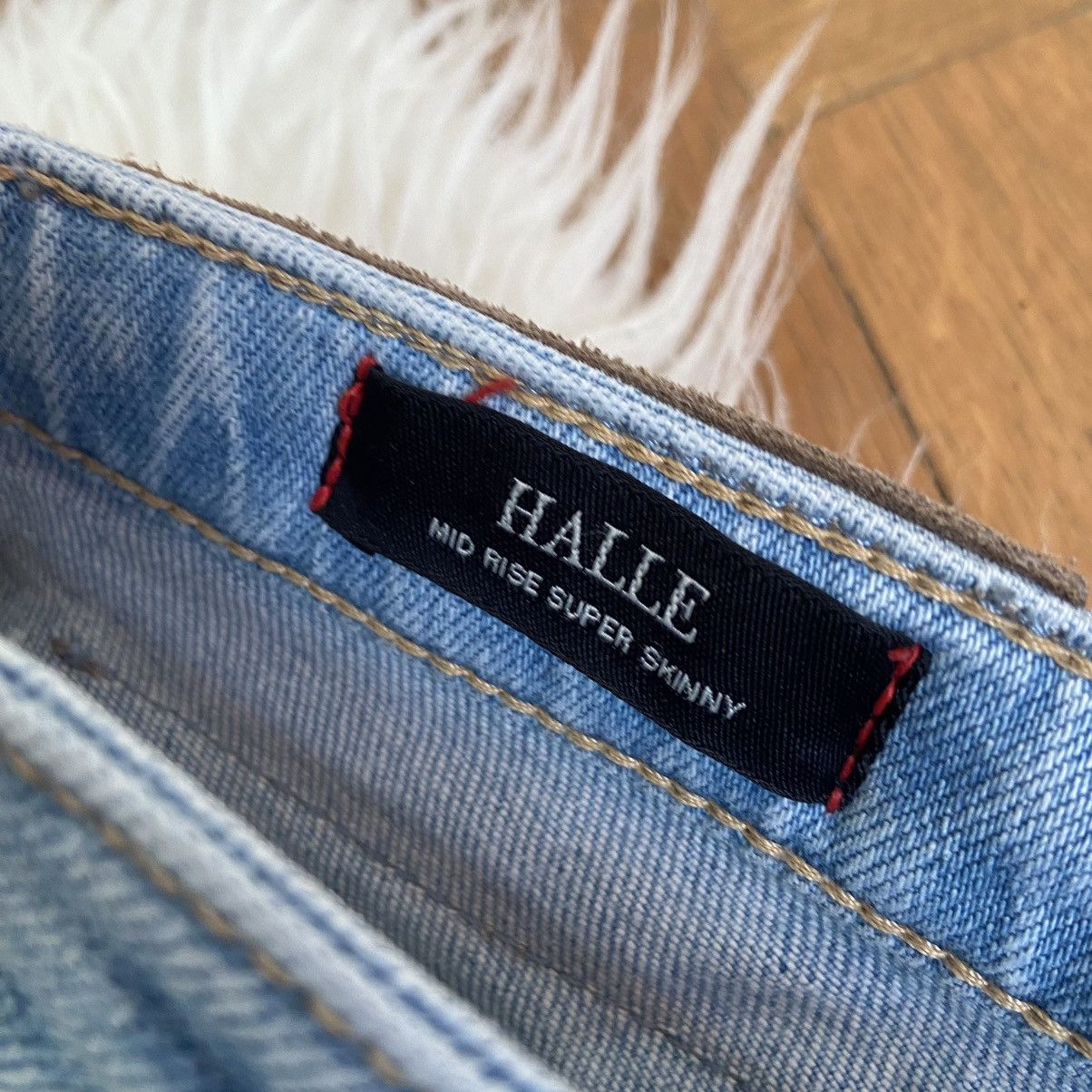 If Six Was Nine × True Religion 📌 Crazy True Religion Halle Mid Rise Skinny Y2K Denim Jeans Size 27" / US 4 / IT 40 - 14 Thumbnail