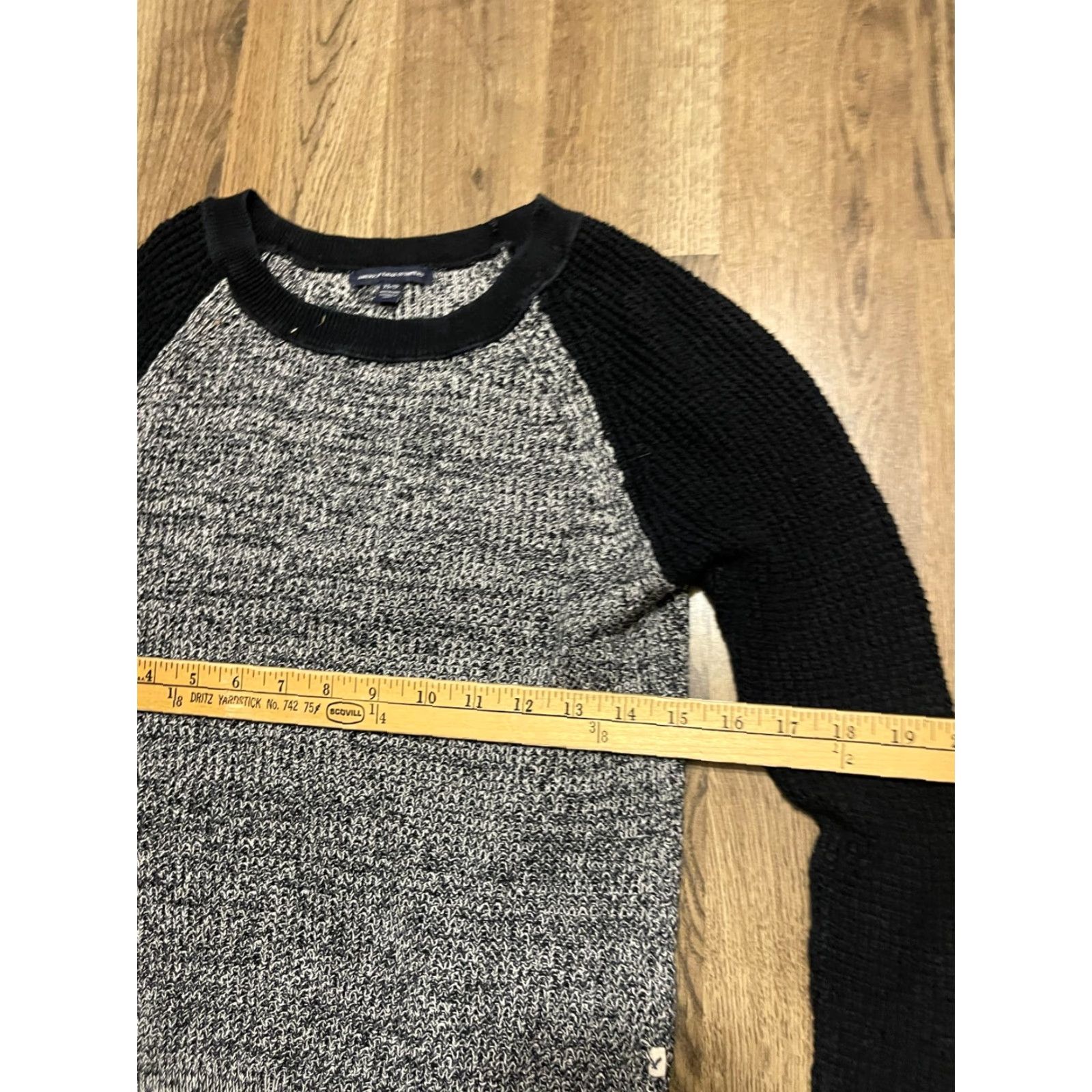 American Eagle Outfitters American Eagle Outfitters Sweater Women's XS Pullover Crew Neck Long Sleeve White Black Casual Fall Spring Summer Womens XS Pullover Sweater Size XS / US 0-2 / IT 36-38 - 5 Thumbnail