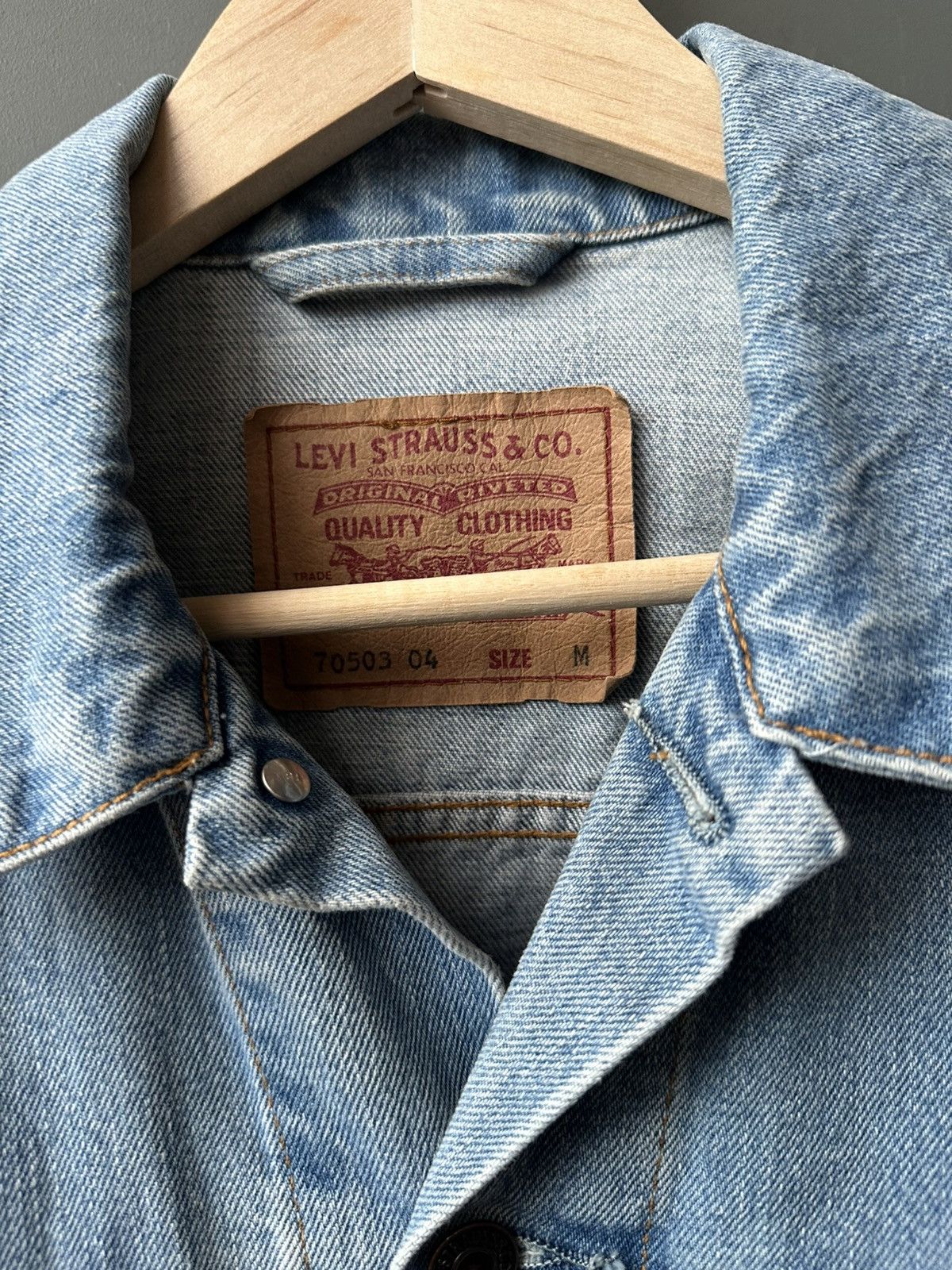 Levi's Levi’s Light Blue Denim Trucker Jacket Size M Size US M / EU 48-50 / 2 - 3 Thumbnail